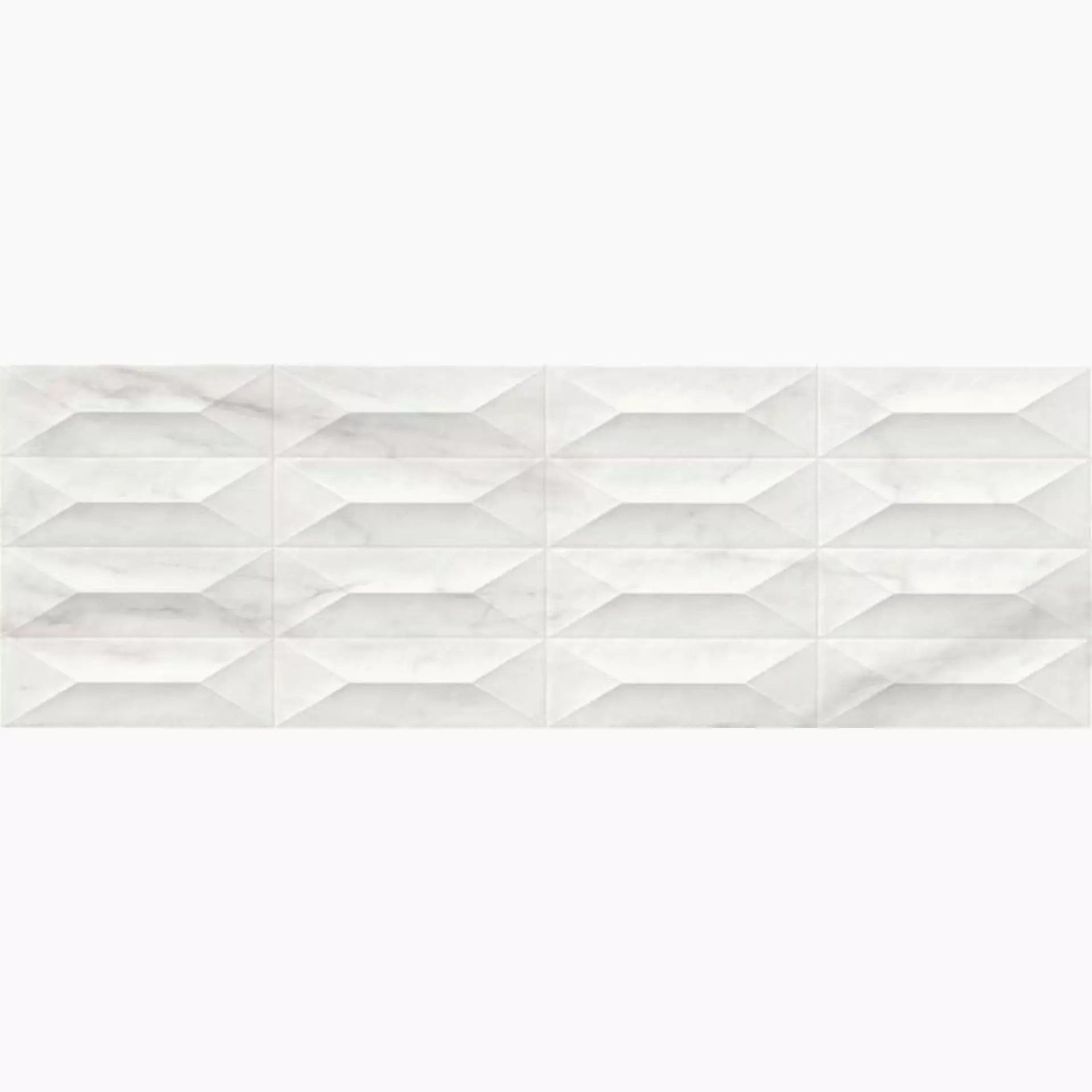 Ragno Imperiale Bianco Struttura Gemma 3D R755 struttura 30x90cm rectified 10mm