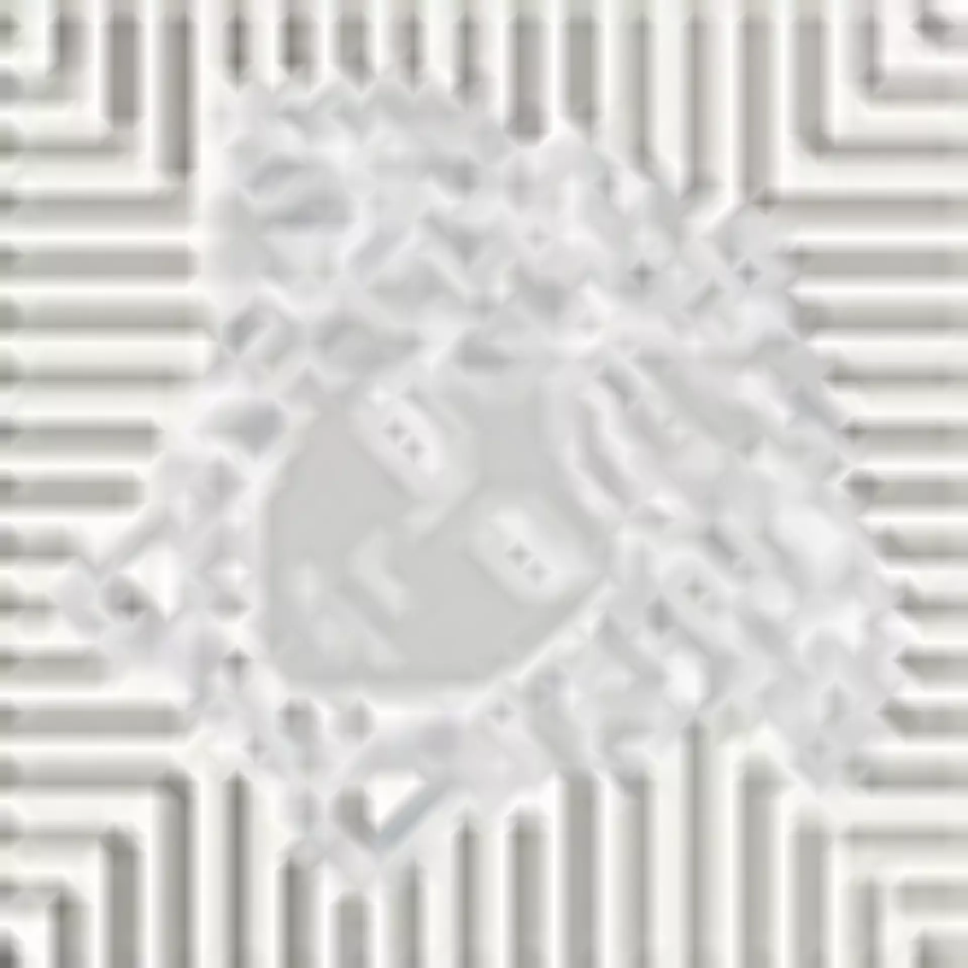 Versace Meteorite Bianco - Platino Lappato Tozzetto Medusa G0047313 2,7x2,7cm rectified 9,5mm