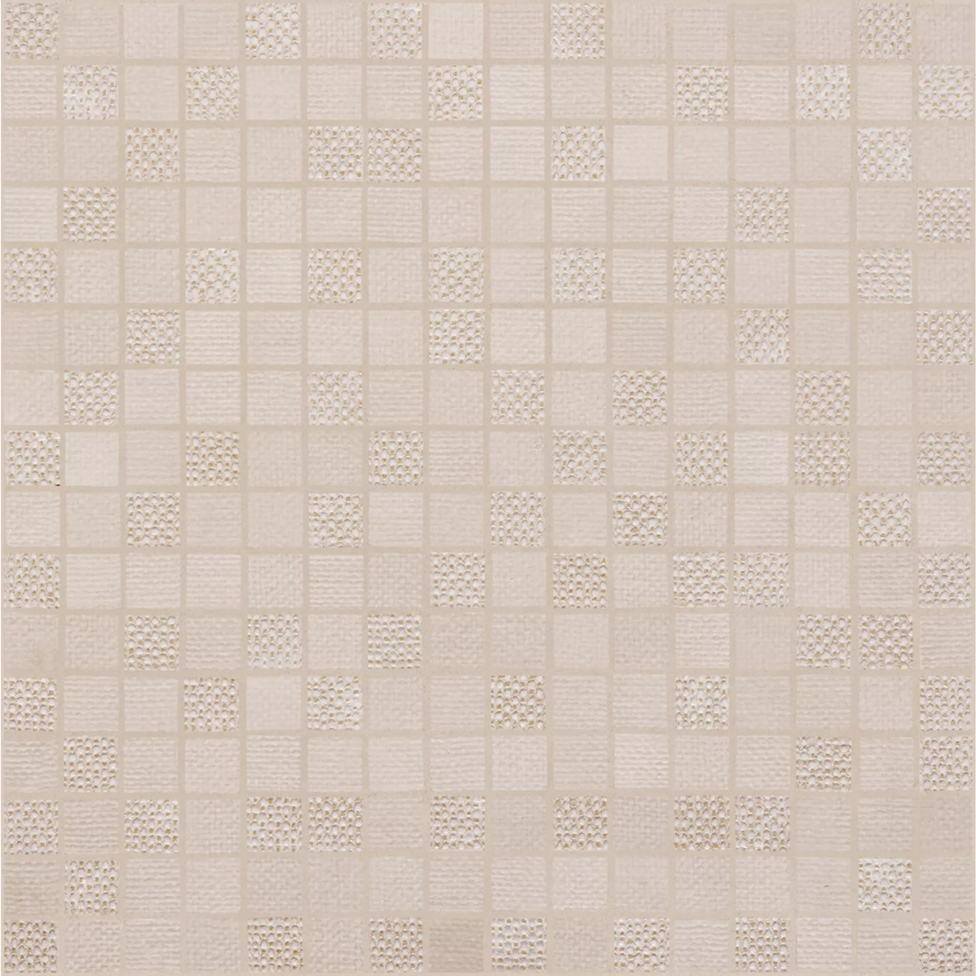 Wandfliese Marazzi Fabric Cotton Naturale – Matt Cotton MPDH matt natur 40x40cm Mosaik 6mm