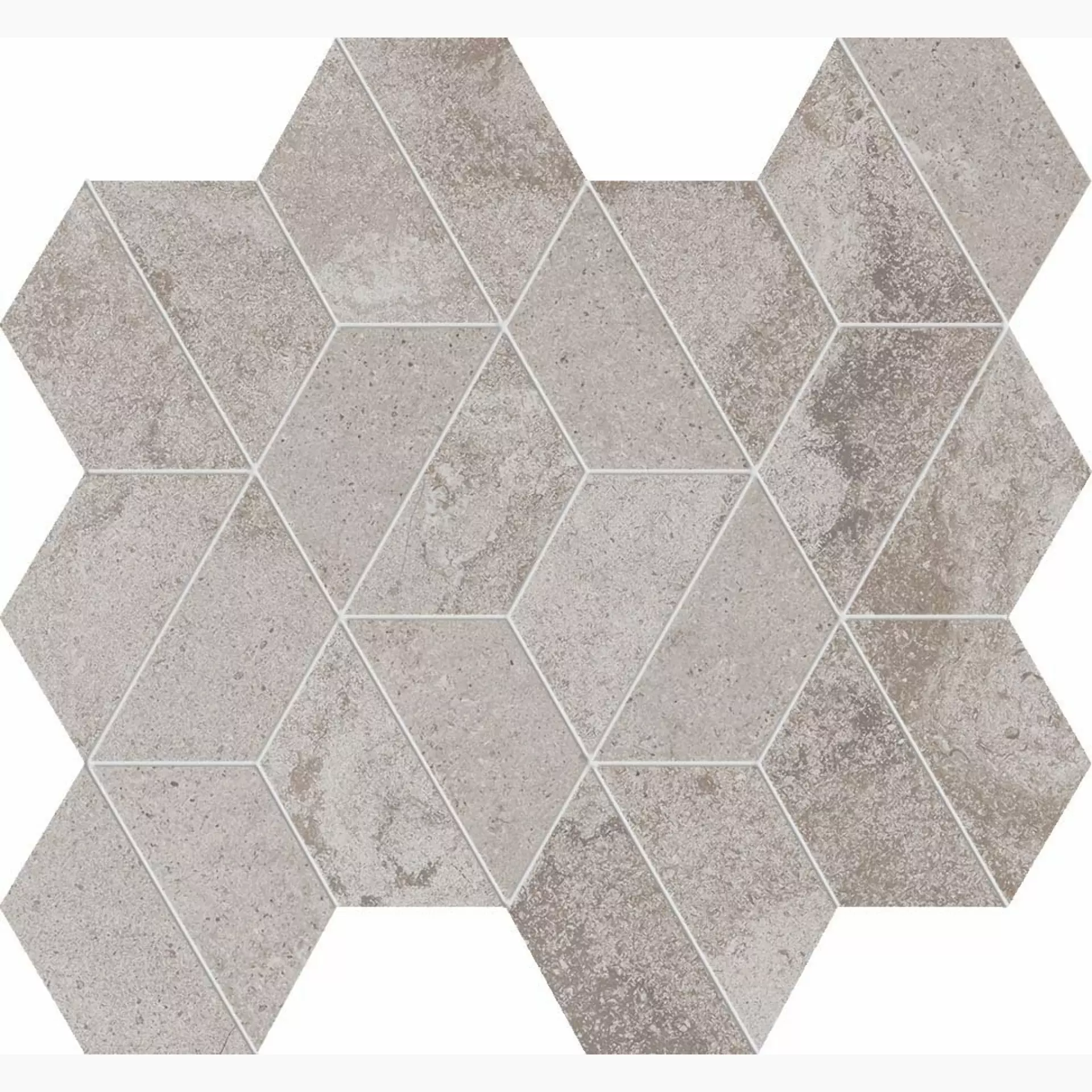 ABK Alpes Wide Grey Naturale Mosaic Enigma PF60000289 30x34cm rectified 8,5mm