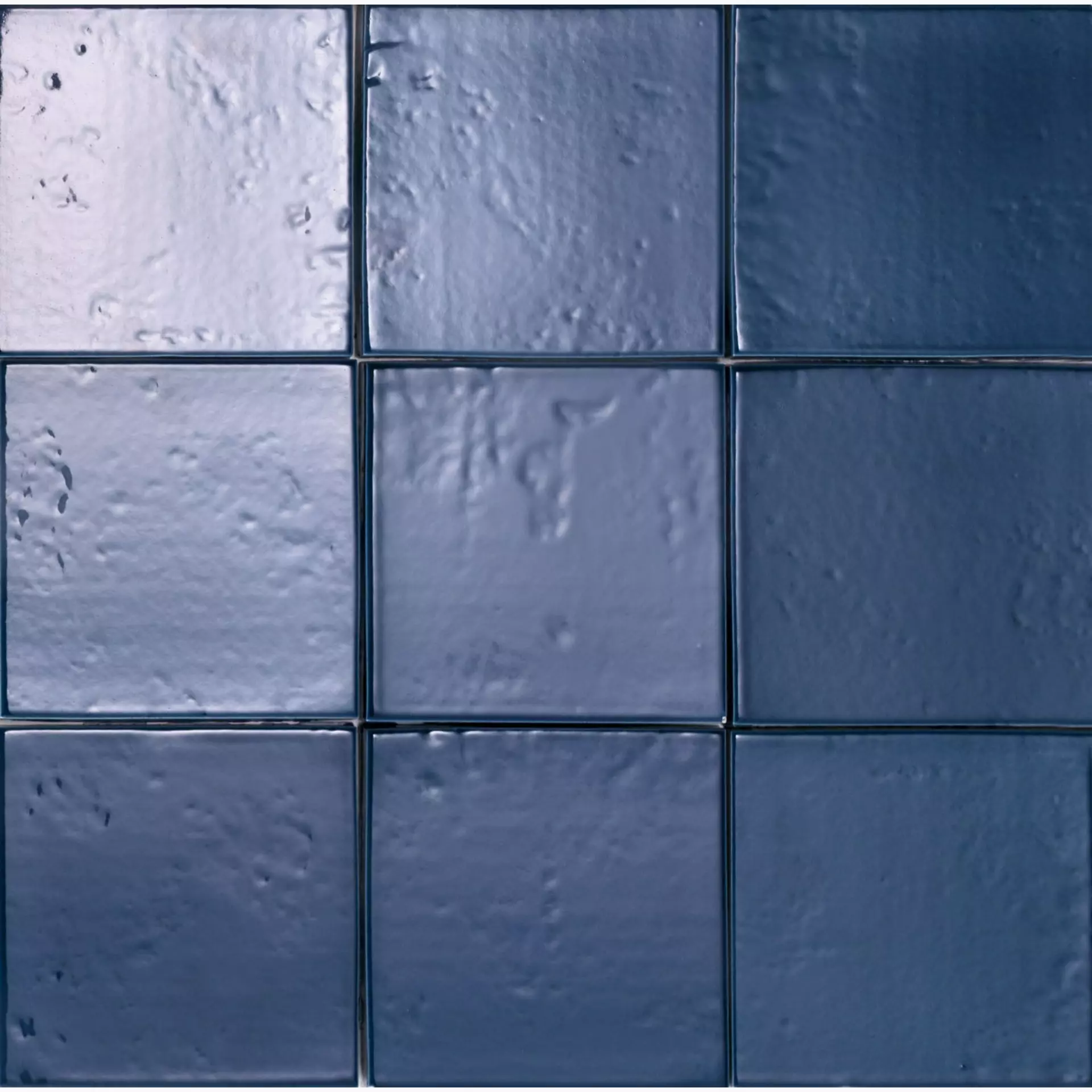 Sartoria Artigiana I Quadrati 05 Blu Glossy 05 Blu SAARQU05G glaenzend 11x11cm I Quadrati 10,5mm