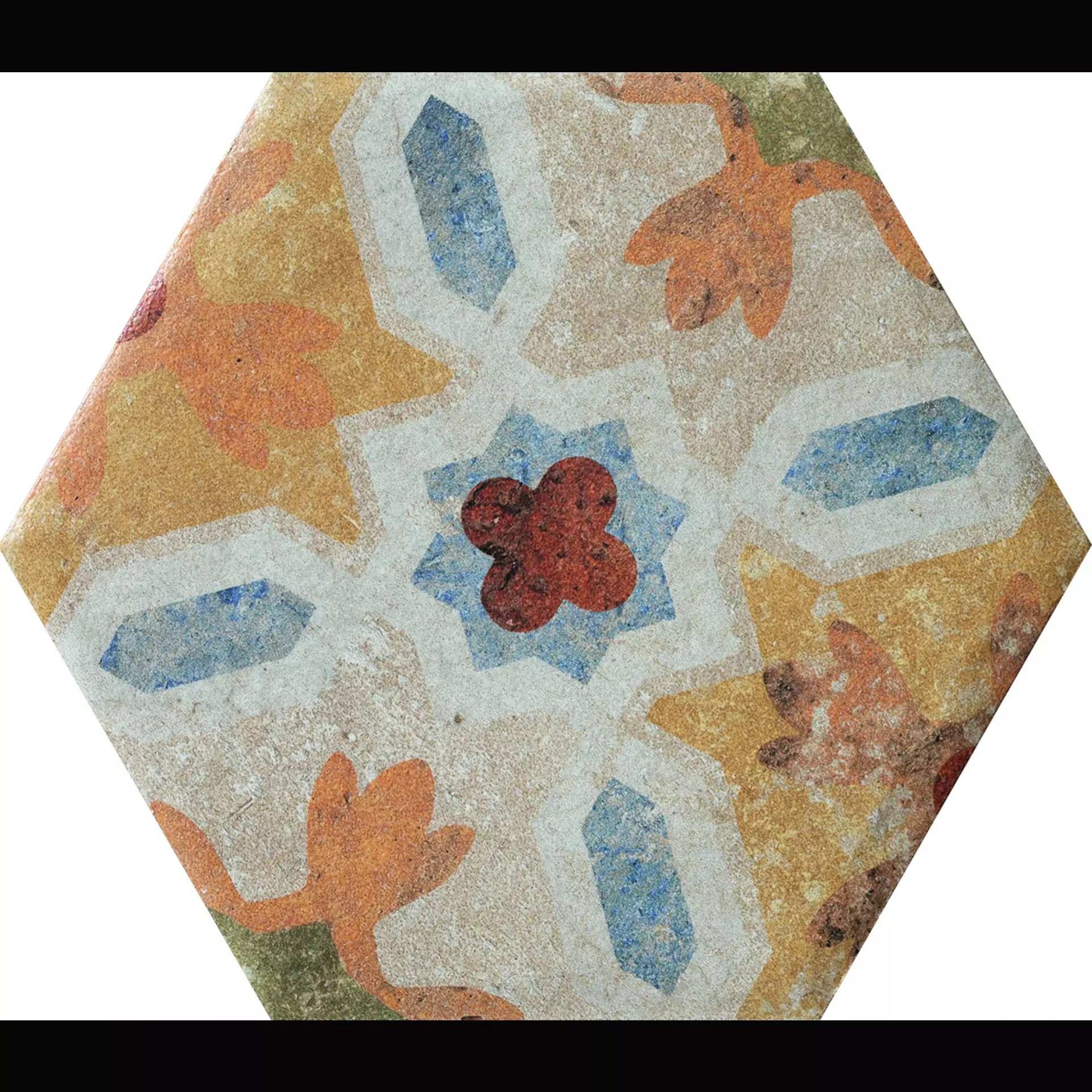 CIR Cotto Del Campiano Terre Emiliane Mix Naturale Hexagon 1081302 15,8x18,3cm 10mm