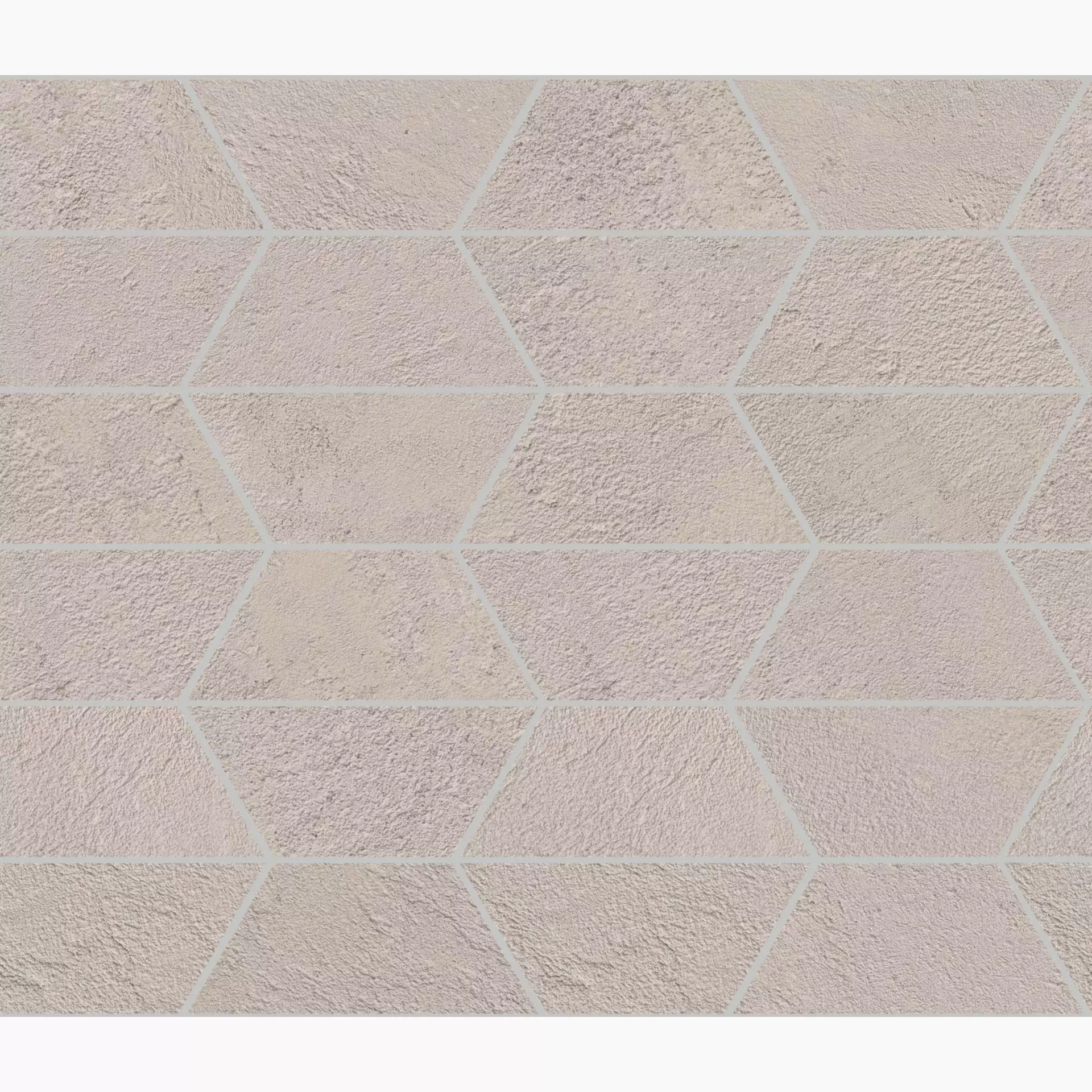 ABK Crossroad Chalk Sand Naturale Mosaic Gem PF60000579 30x34cm rectified 8,5mm