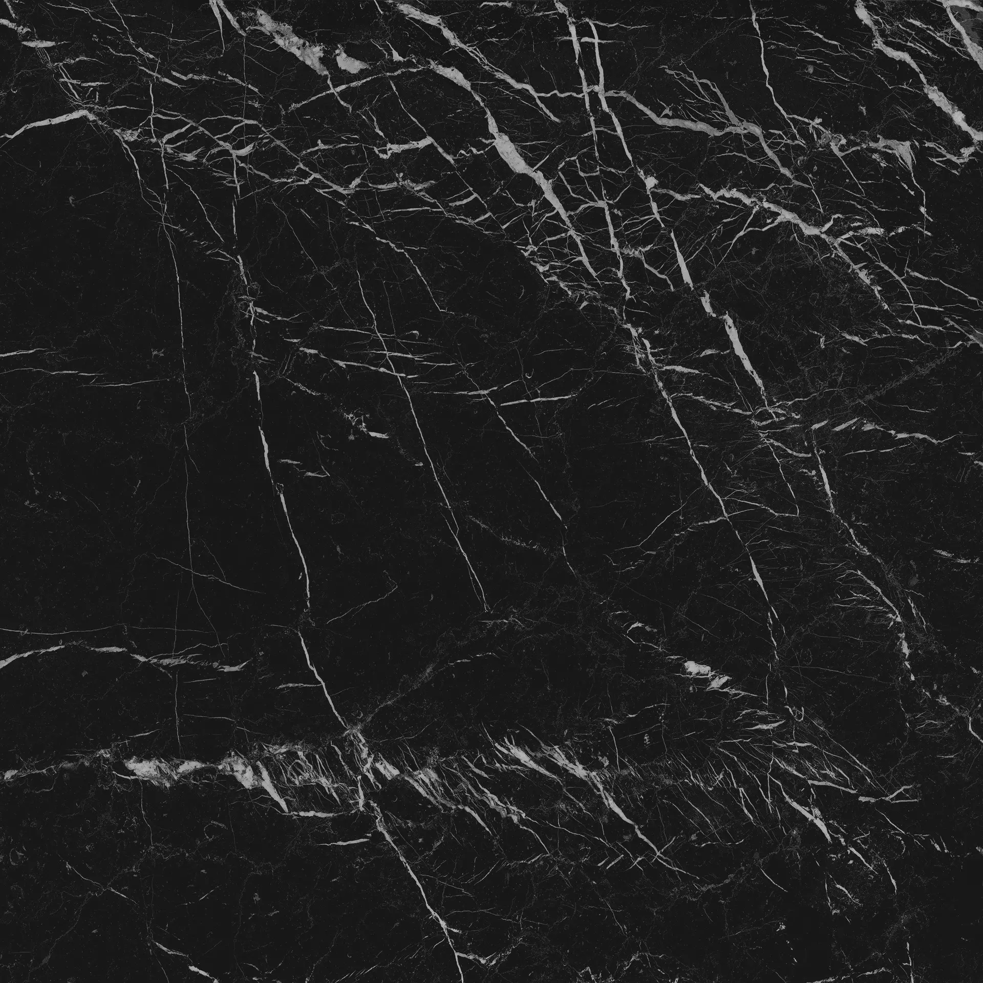 Bodenfliese,Wandfliese Marazzi Grande Marble Look Elegant Black Satinato Elegant Black M111 satiniert 120x120cm rektifiziert 6mm