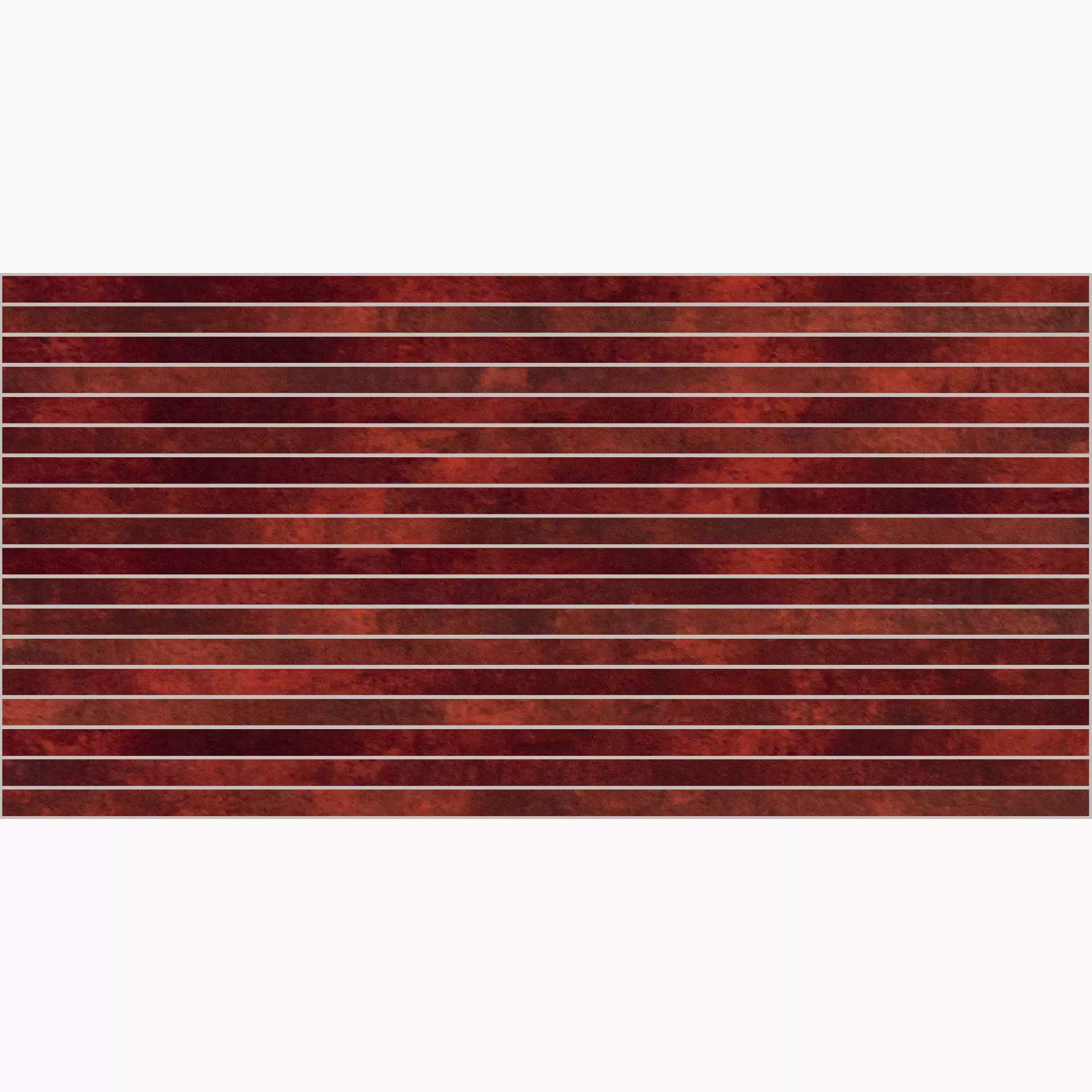 Gigacer Krea Red Matt Mosaic Stripes 4.8MOS60STRKREARED 30x60cm 4,8mm