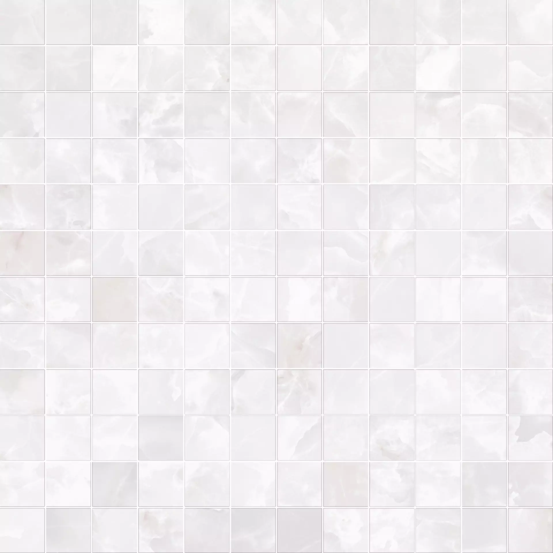 Versace Emote Onice Bianco Lux Onice Bianco G0262630 39x39cm Mosaik T144 rektifiziert 9,5mm