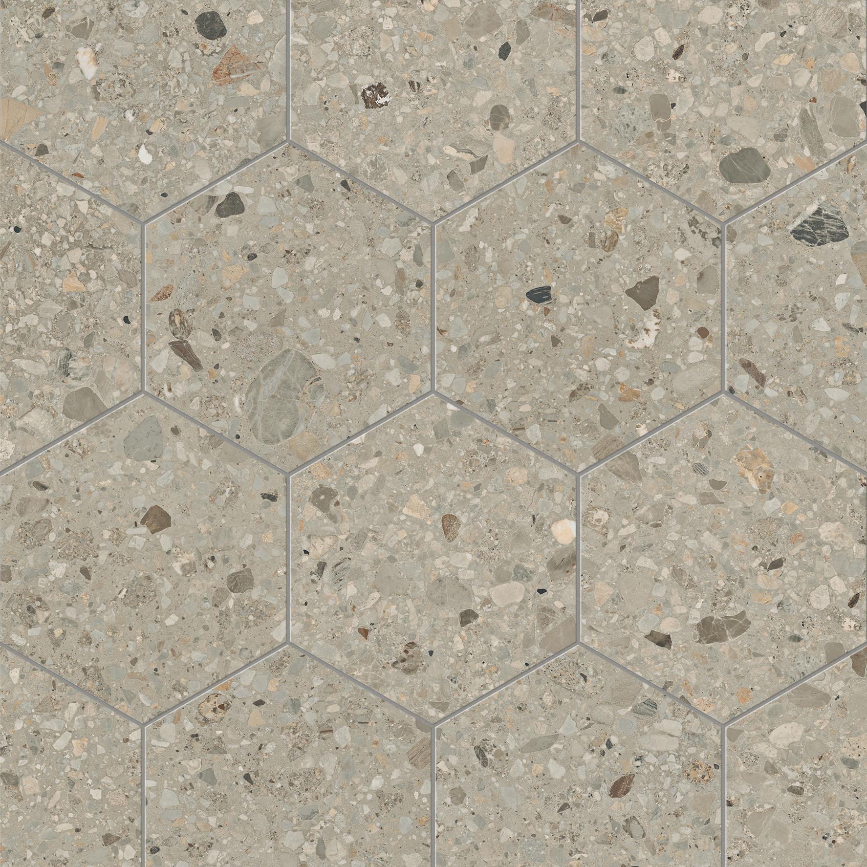 Marca Corona Arkistyle Shade Cold Naturale – Matt Esagona J162 naturale – matt 21,6x25cm 9mm