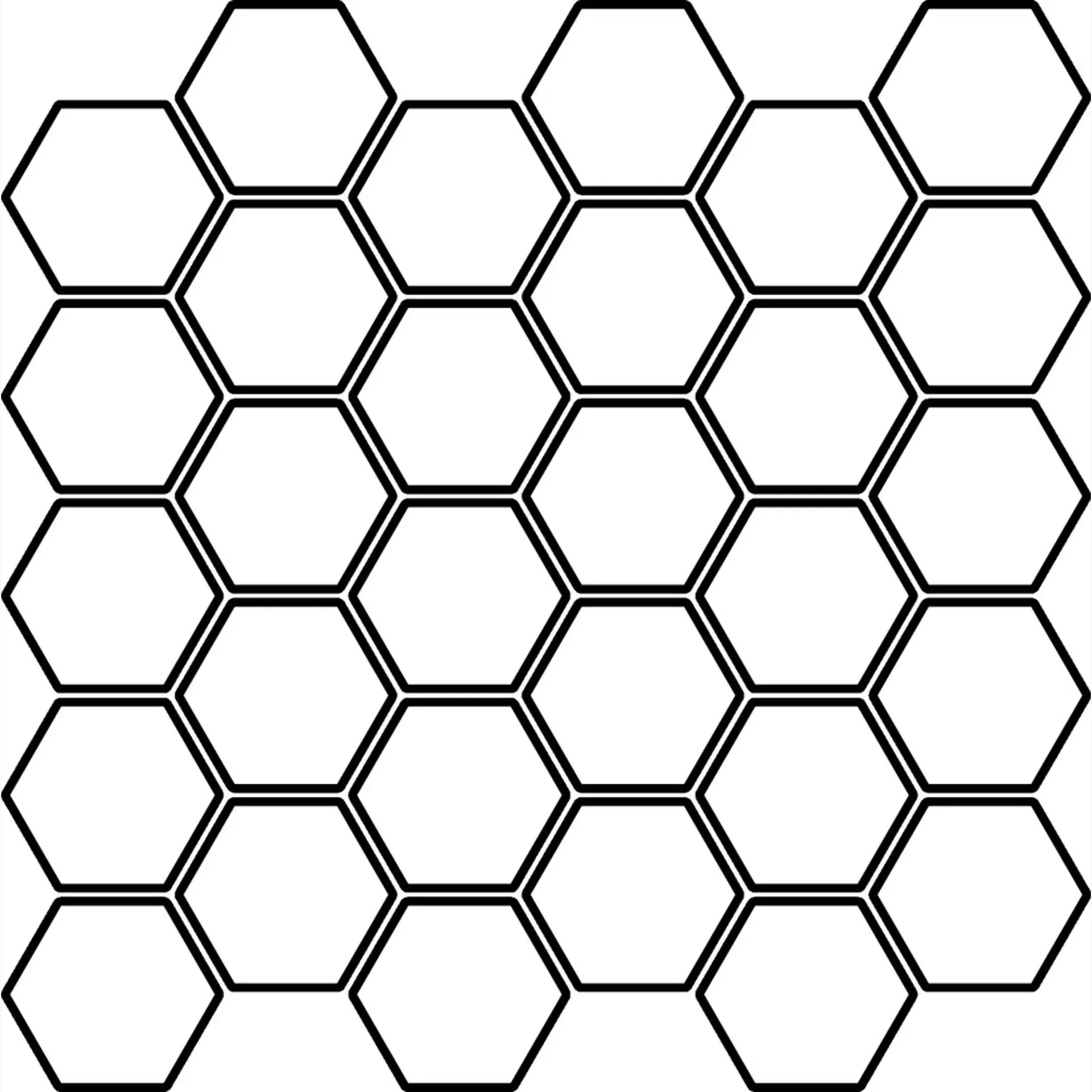Coem Reverso2 White Naturale White RV0MS1R natur 30x30cm Mosaik Hexagon rektifiziert
