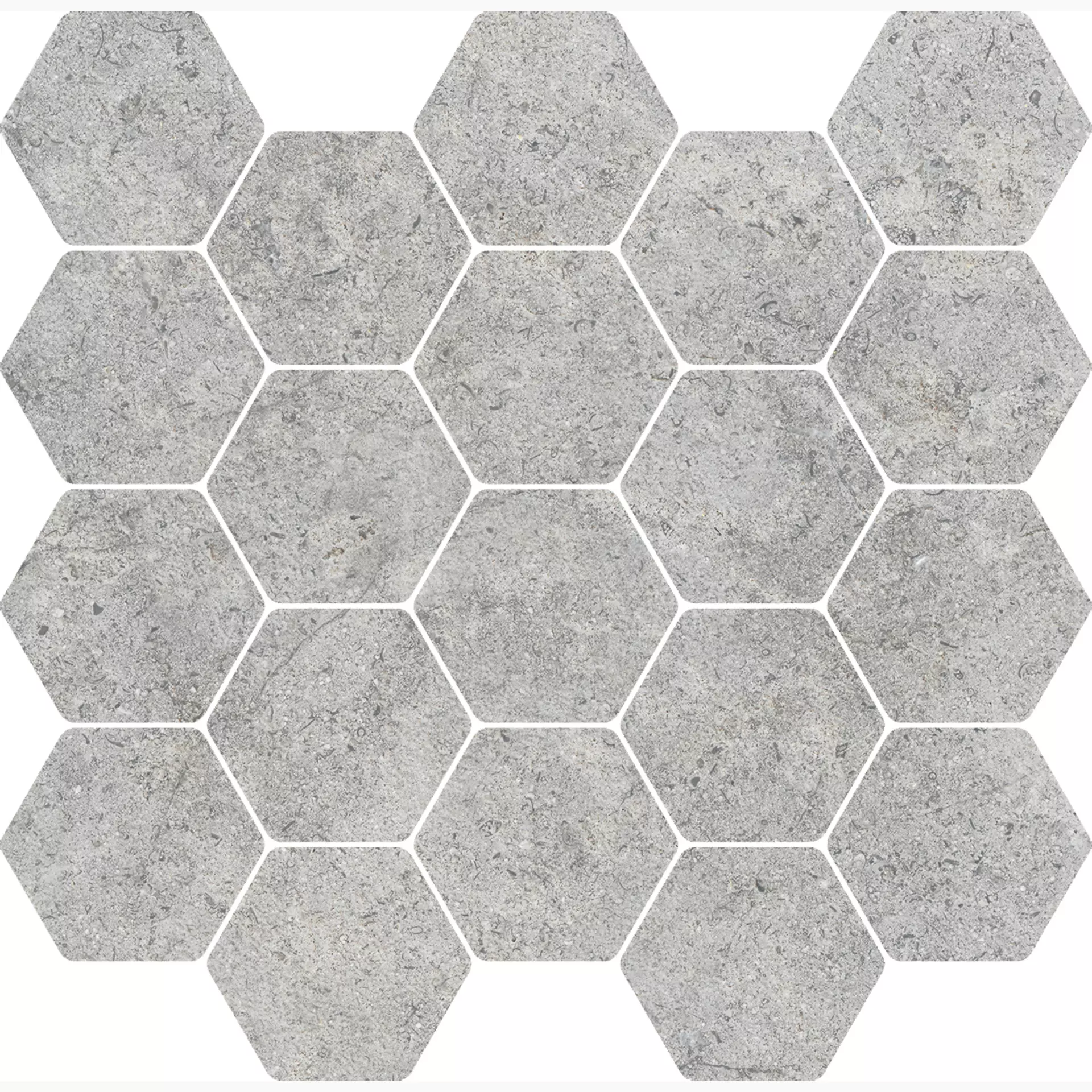 Ragno Richmond Silver Naturale – Matt Mosaic Esagona RC4G naturale – matt 30,3x30,3cm rectified 8,5mm