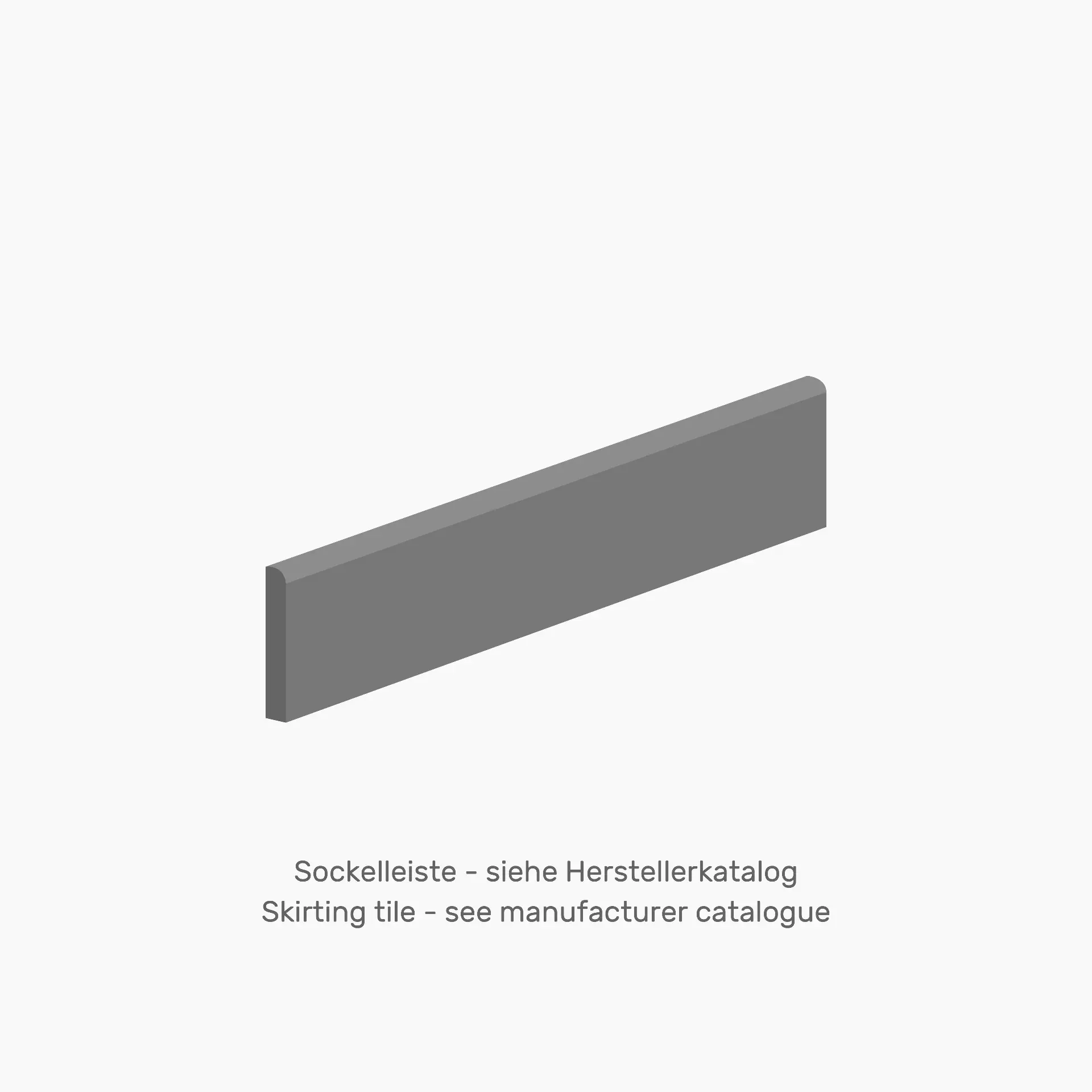 Cedit Araldica Cemento Naturale – Matt Skirting board 763527 4,6x60cm 6mm
