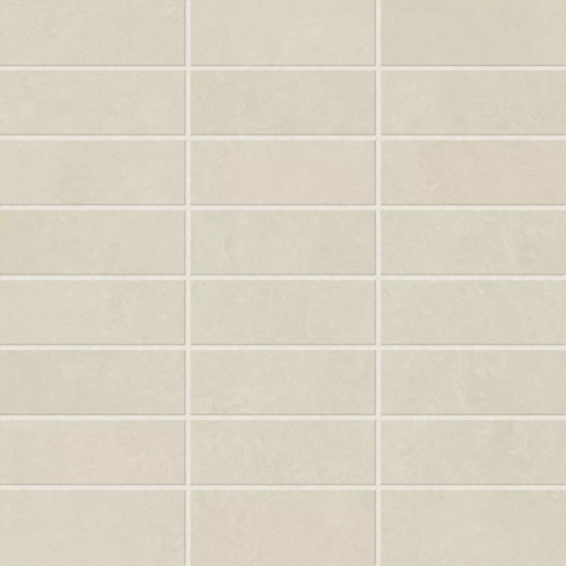 Margres Time 2.0 White Natural Mosaic 3,5x10 B25M310T22BF 30x30cm rectified 10,5mm