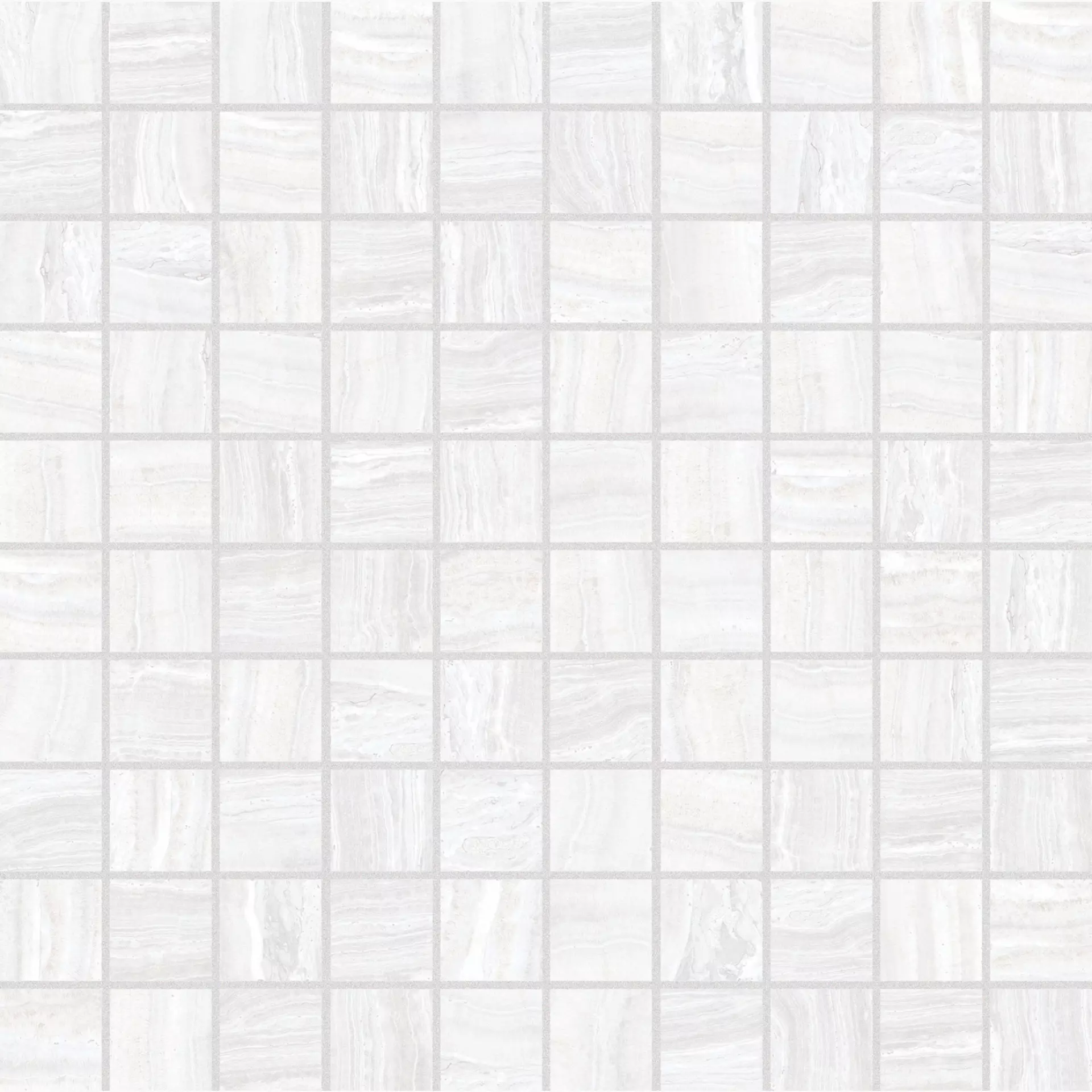Florim Onyx Of Cerim White Lucido Mosaic 3x3 752925 3x3cm rectified 9mm