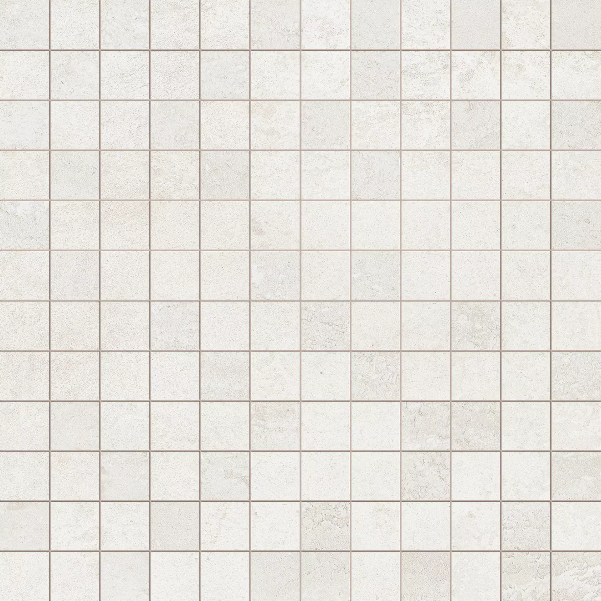 Wandfliese Marazzi Plaza White Naturale – Matt White M9EP antibakteriell matt natur 30x30cm Mosaik 10mm
