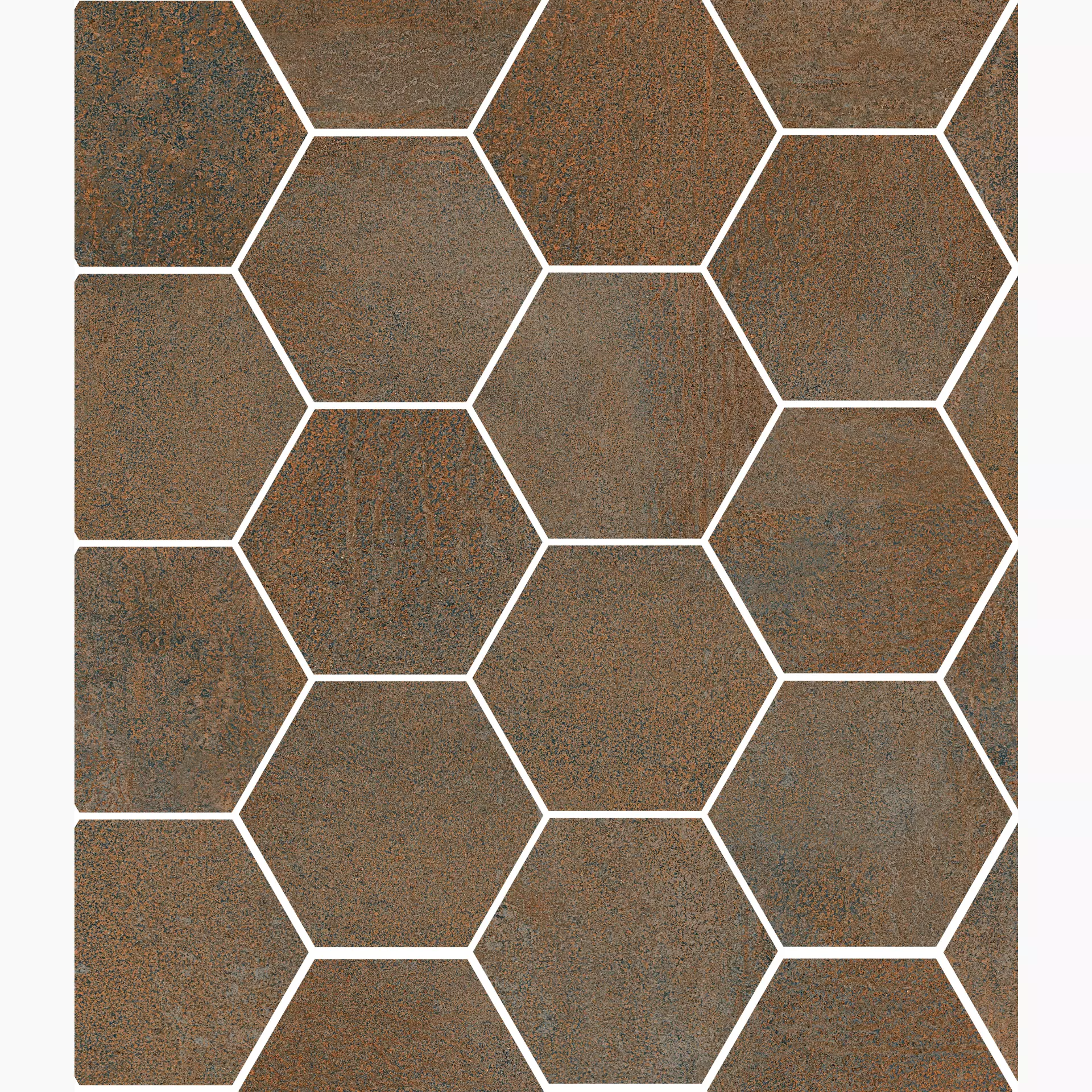 Sant Agostino Oxidart Copper Natural Copper CSAHOXCO26 natur 26x30cm Hexagon rektifiziert 10mm