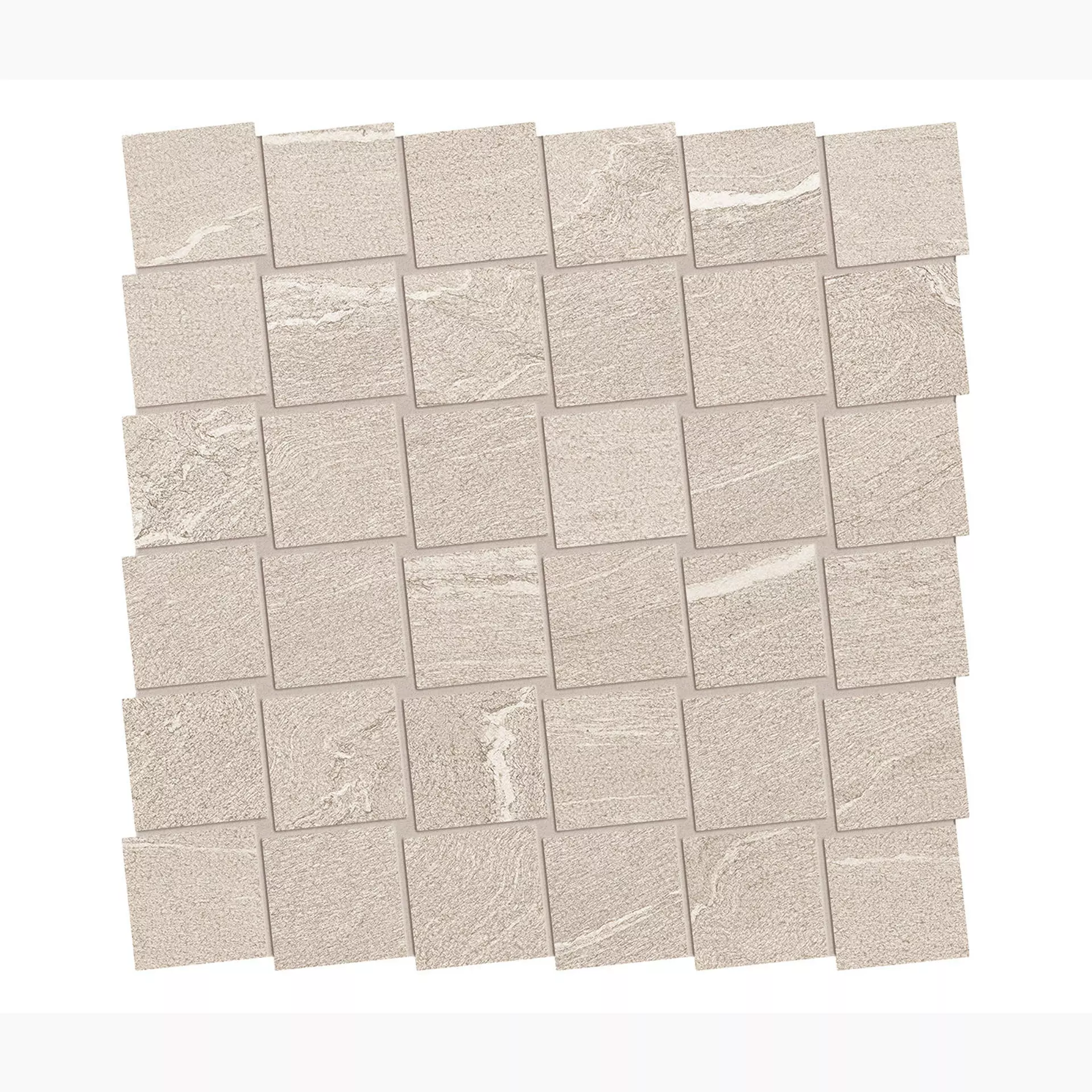 Ergon Stone Talk Martellata Sand Naturale Mosaic Dado EDRF 30x30cm 9,5mm