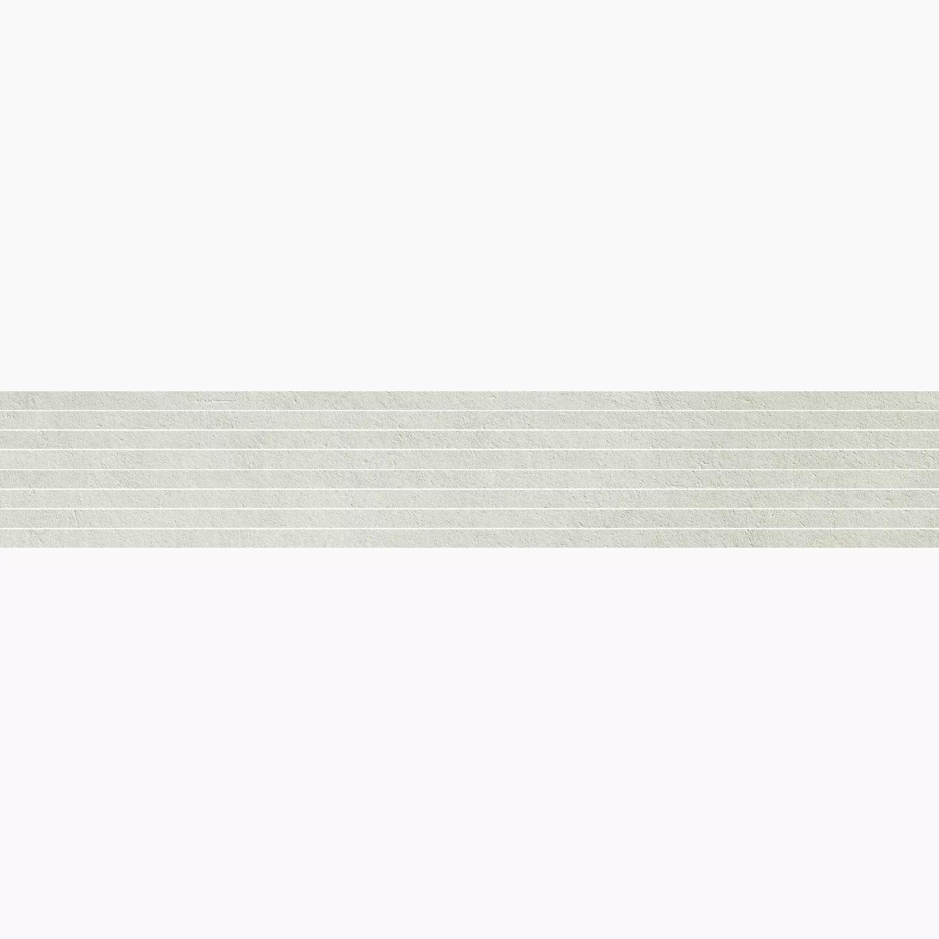 Italgraniti I Cementi White Strideup White FL01LT soft 20x120cm Bordüre Tratto 6mm