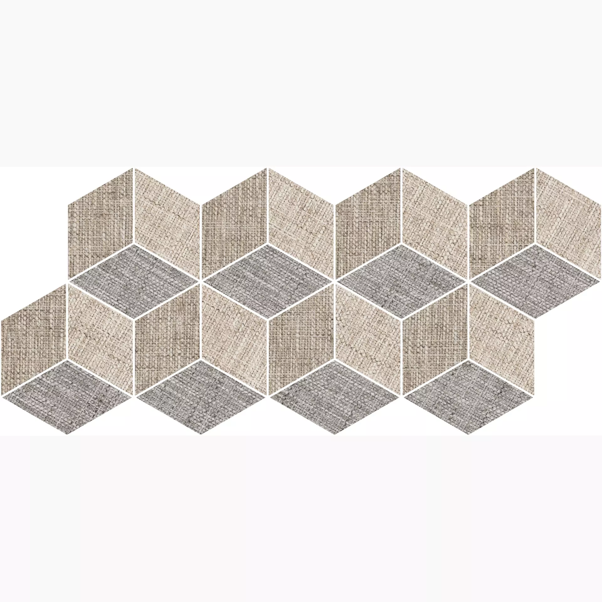Sant Agostino Fineart Dark Natural Hexagon Mix CSAEXFMD01 20x46cm rectified 10mm