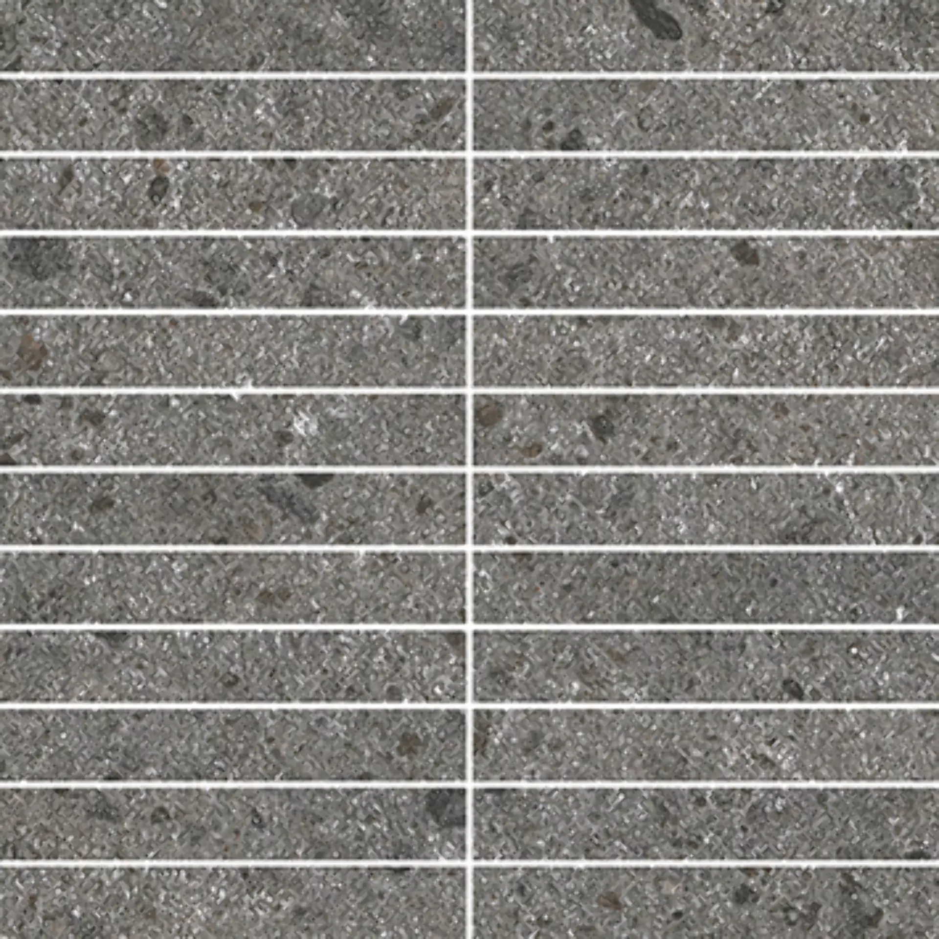 Wandfliese,Bodenfliese Villeroy & Boch Aberdeen Slate Grey Matt Slate Grey 2135-SB90 matt 2,5x15cm Mosaik (2,5x15) rektifiziert 10mm