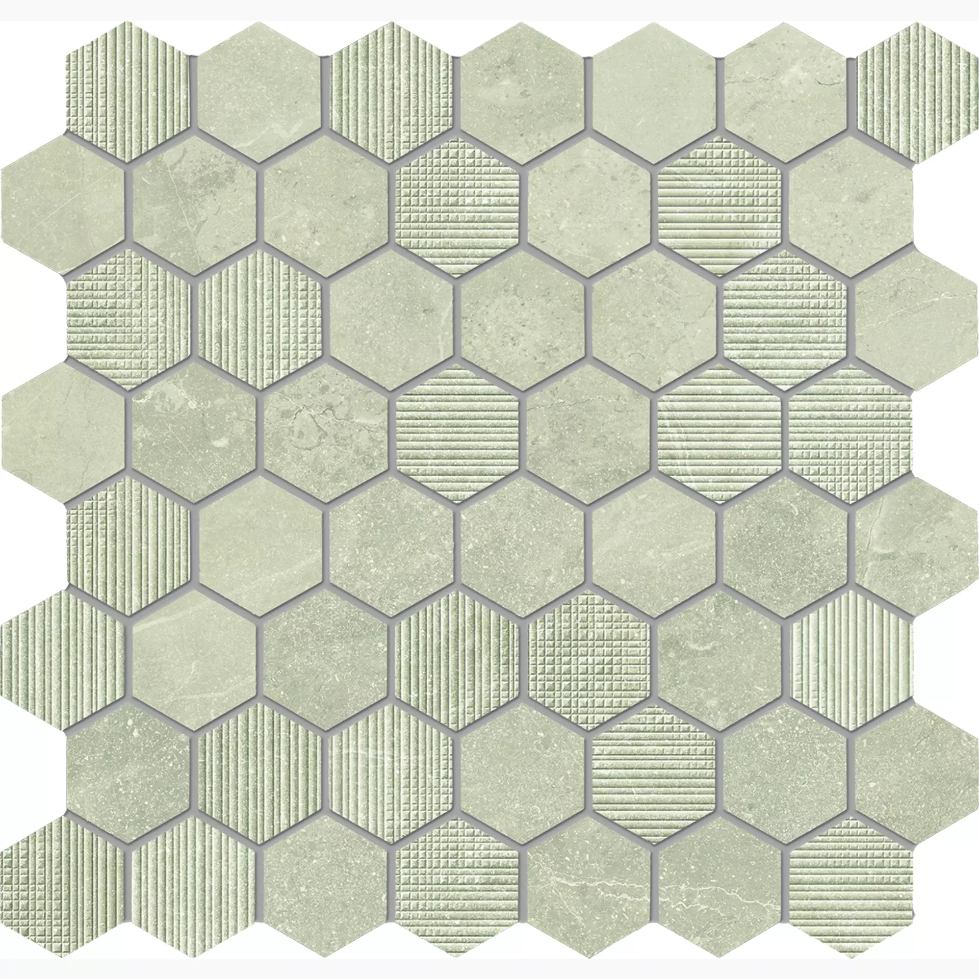 Provenza Eureka Sabbia Naturale Mosaic Hexagon EF4G 30x30cm 9,5mm
