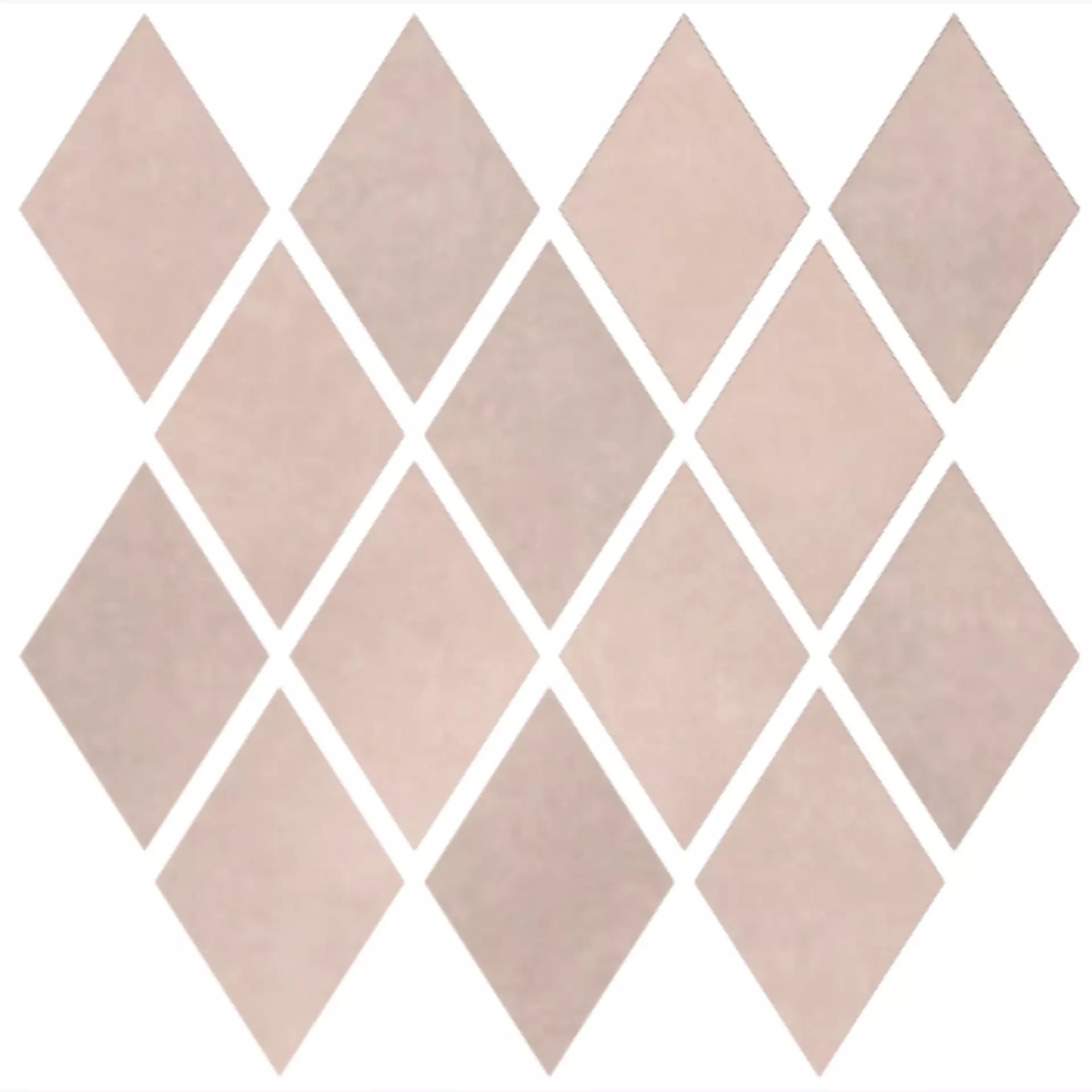 CIR Materia Prima Pink Velvet Naturale Mosaic Rombo 1069903 25x25cm 10mm