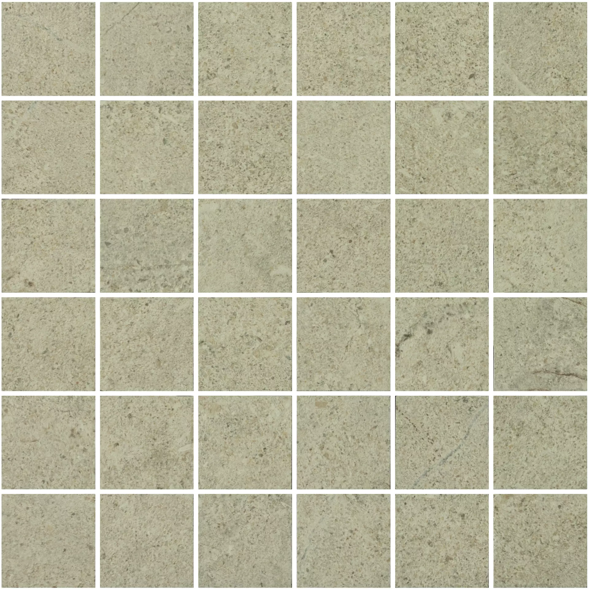 Cercom Archistone Sand Naturale Mosaic 5X5 1081854 30x30cm rectified