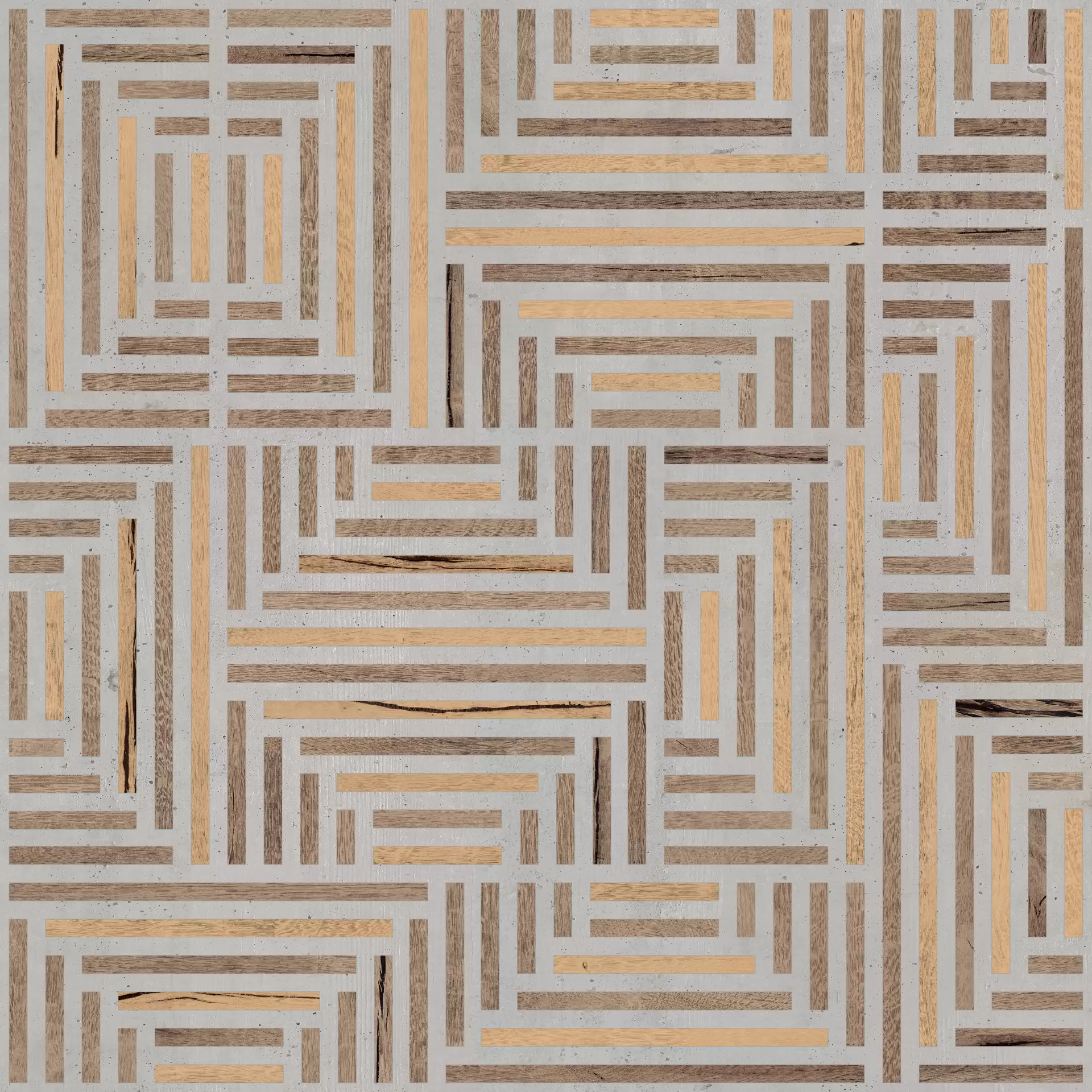 Sant Agostino Form Maze Natural Maze CSAMAZE190 natur 90x90cm Dekor rektifiziert 10mm