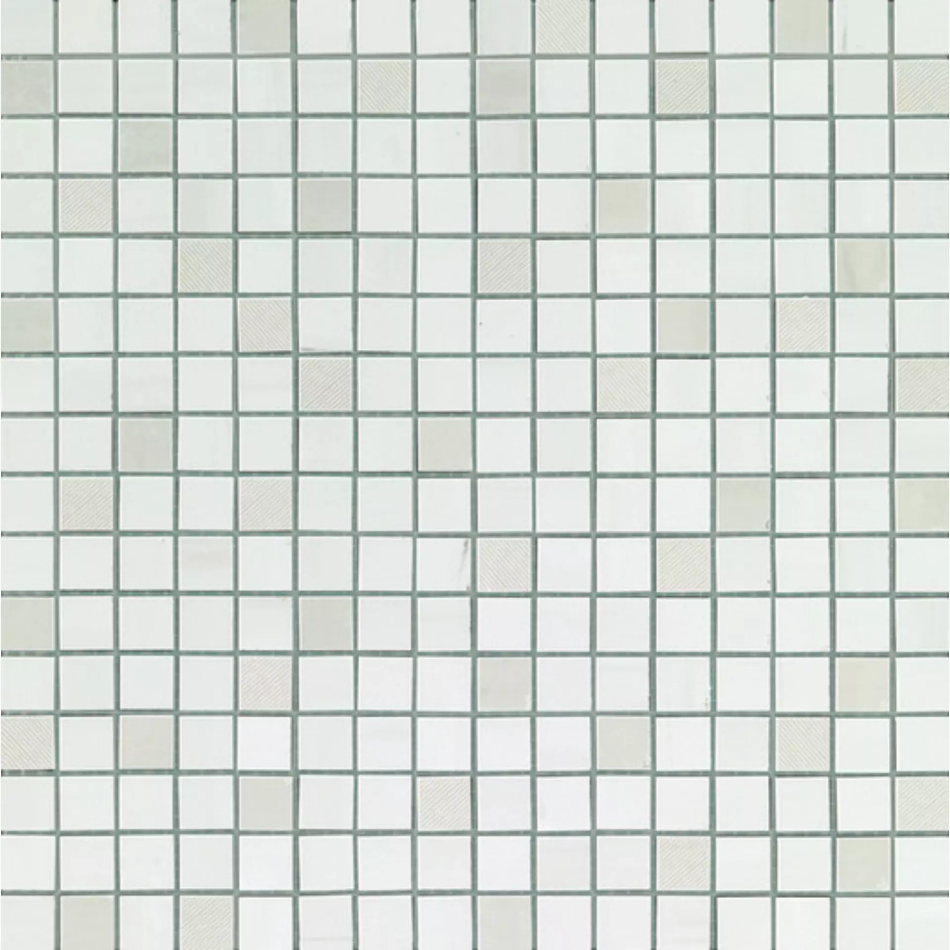 Atlasconcorde Marvel Stone Bianco Dolomite Lucido Mosaic Q 9MQB 30,5x30,5cm rectified
