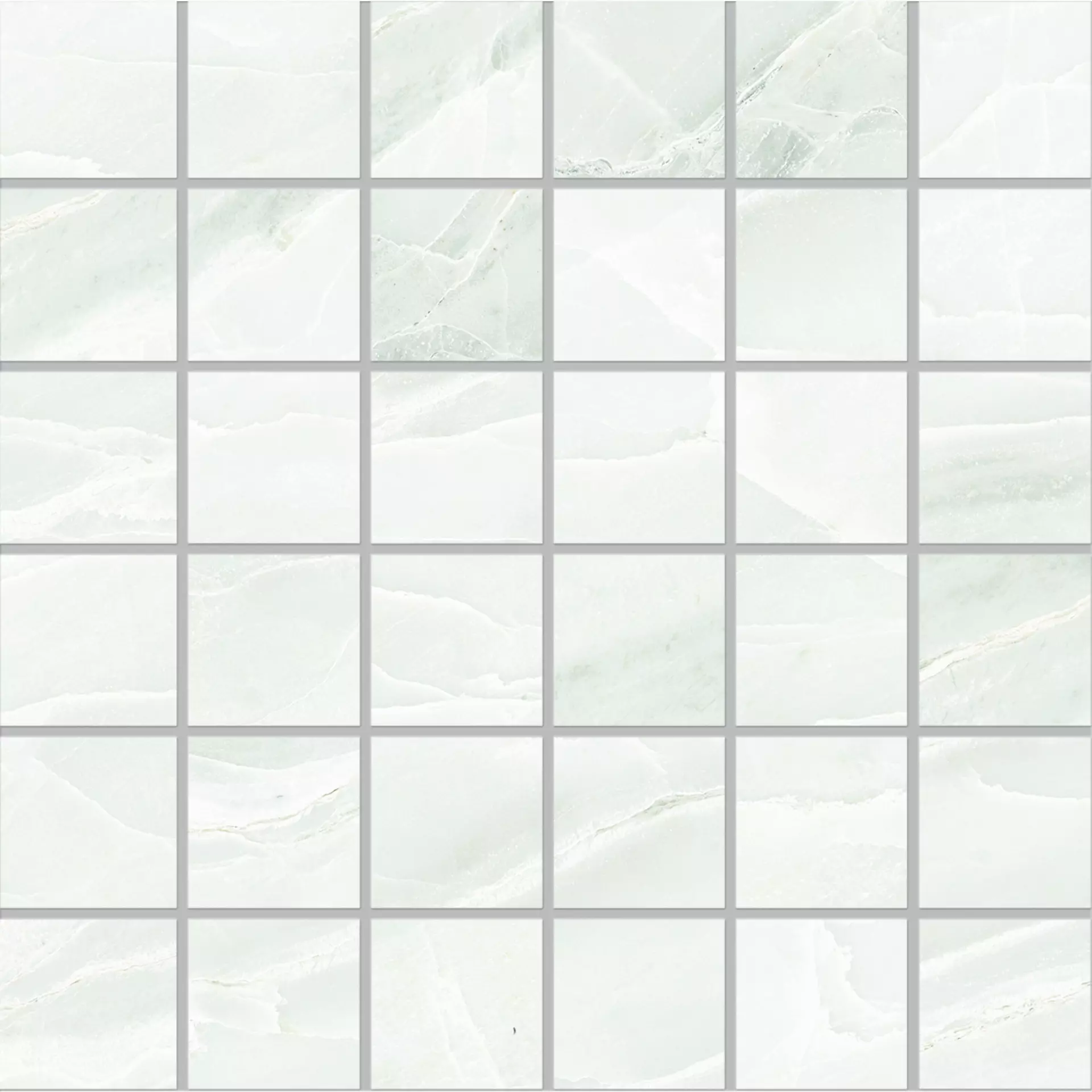 Emilceramica Tele Di Marmo Selection White Paradise Naturale Mosaic 5x5 EK4J 30x30cm 9,5mm