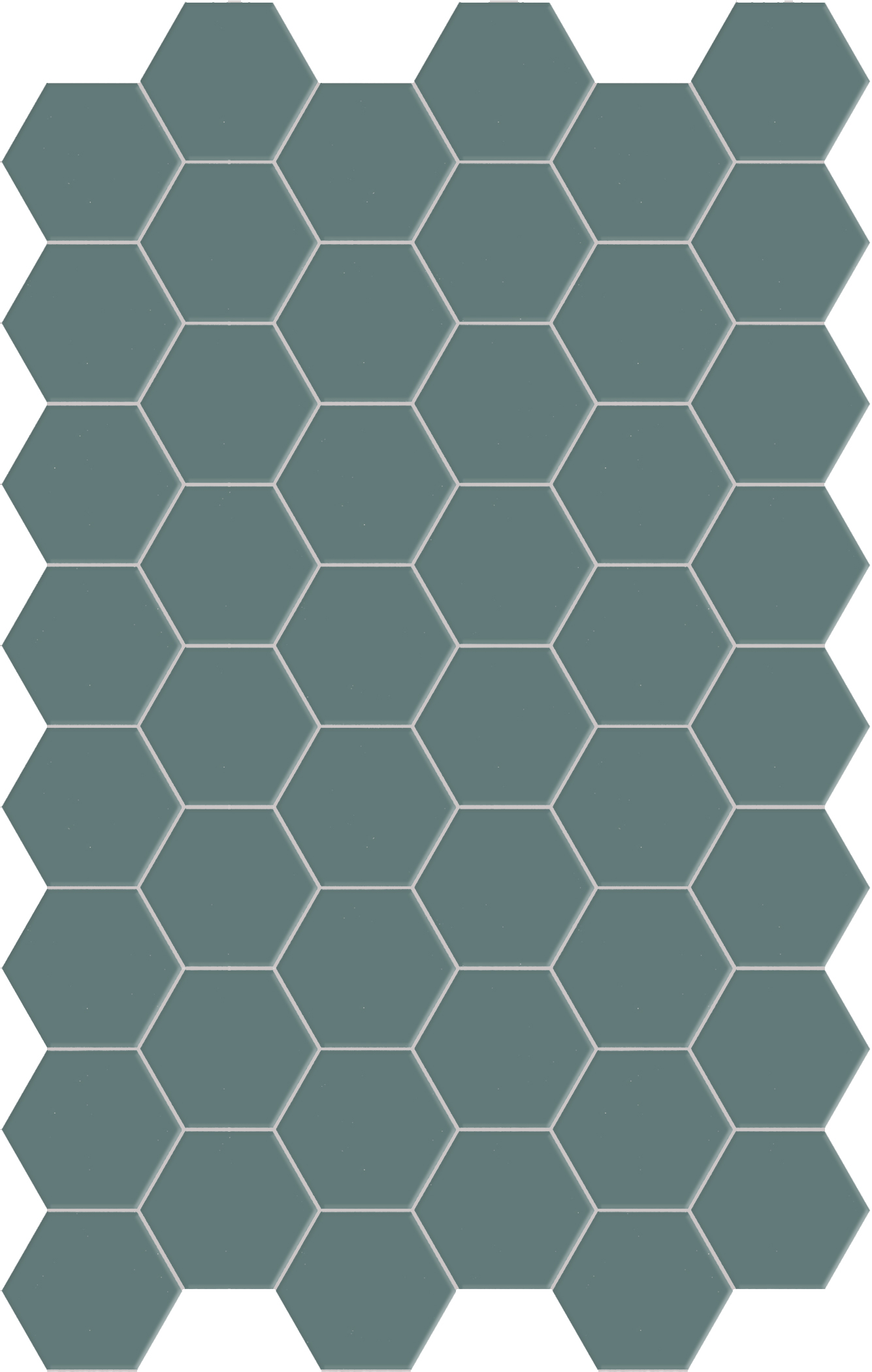 Terratinta Hexa Laurel Green Matt Laurel Green TTHXF18N matt 14x16cm Hexagon 8,5mm