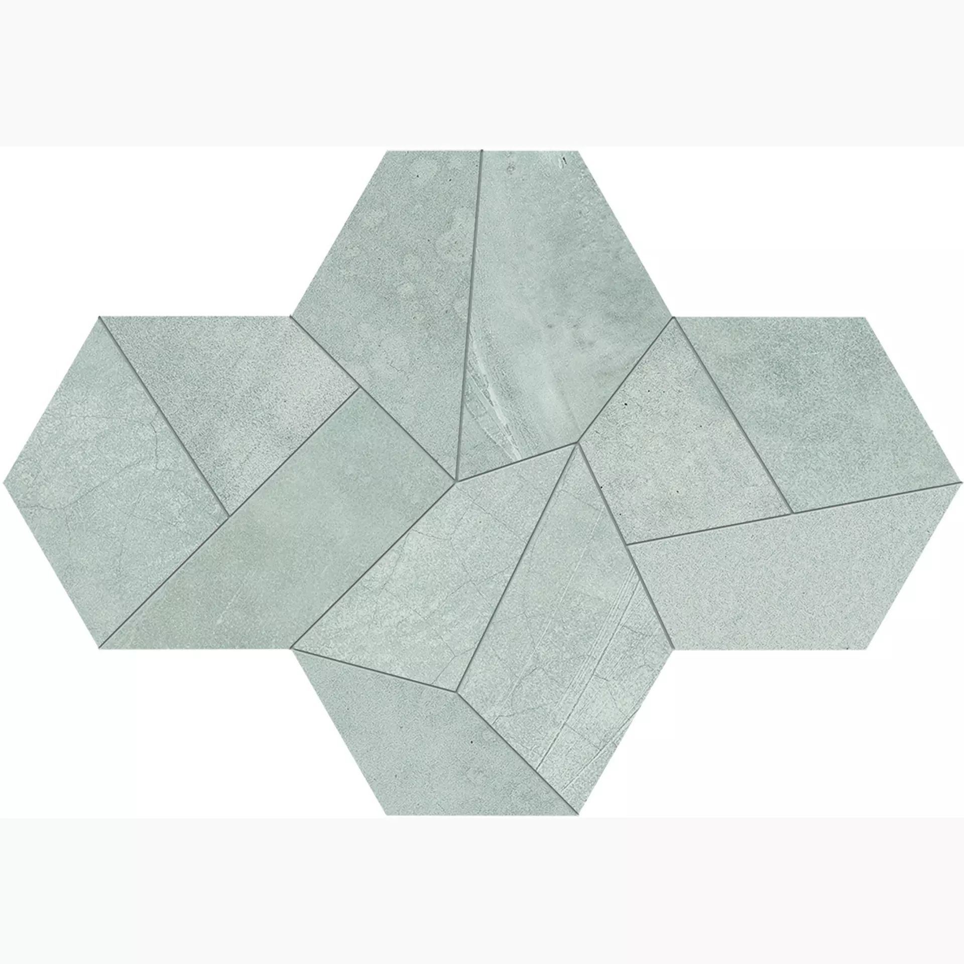 Ergon Playground/Architect Resin Berlin Grey Naturale Mosaic Design Mini E27M 17x22,6cm 9,5mm