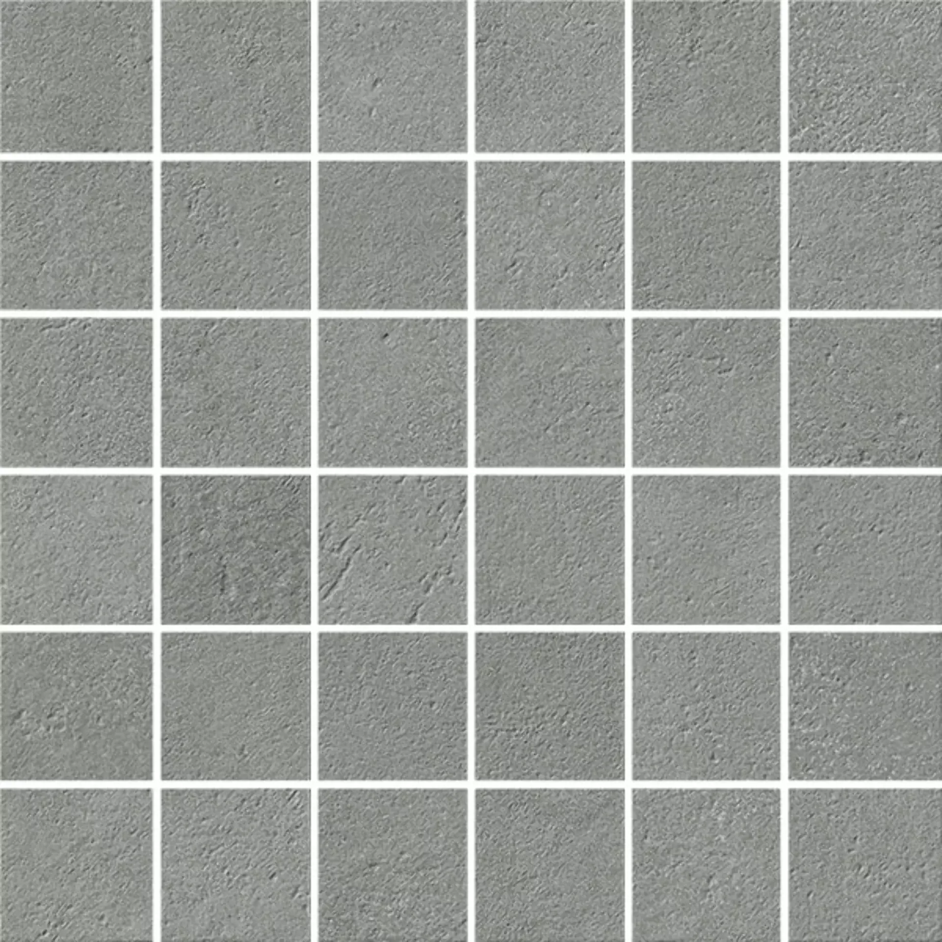 Italgraniti I Cementi Grey Strideup Grey FL063MA soft 30x30cm Mosaik 9mm