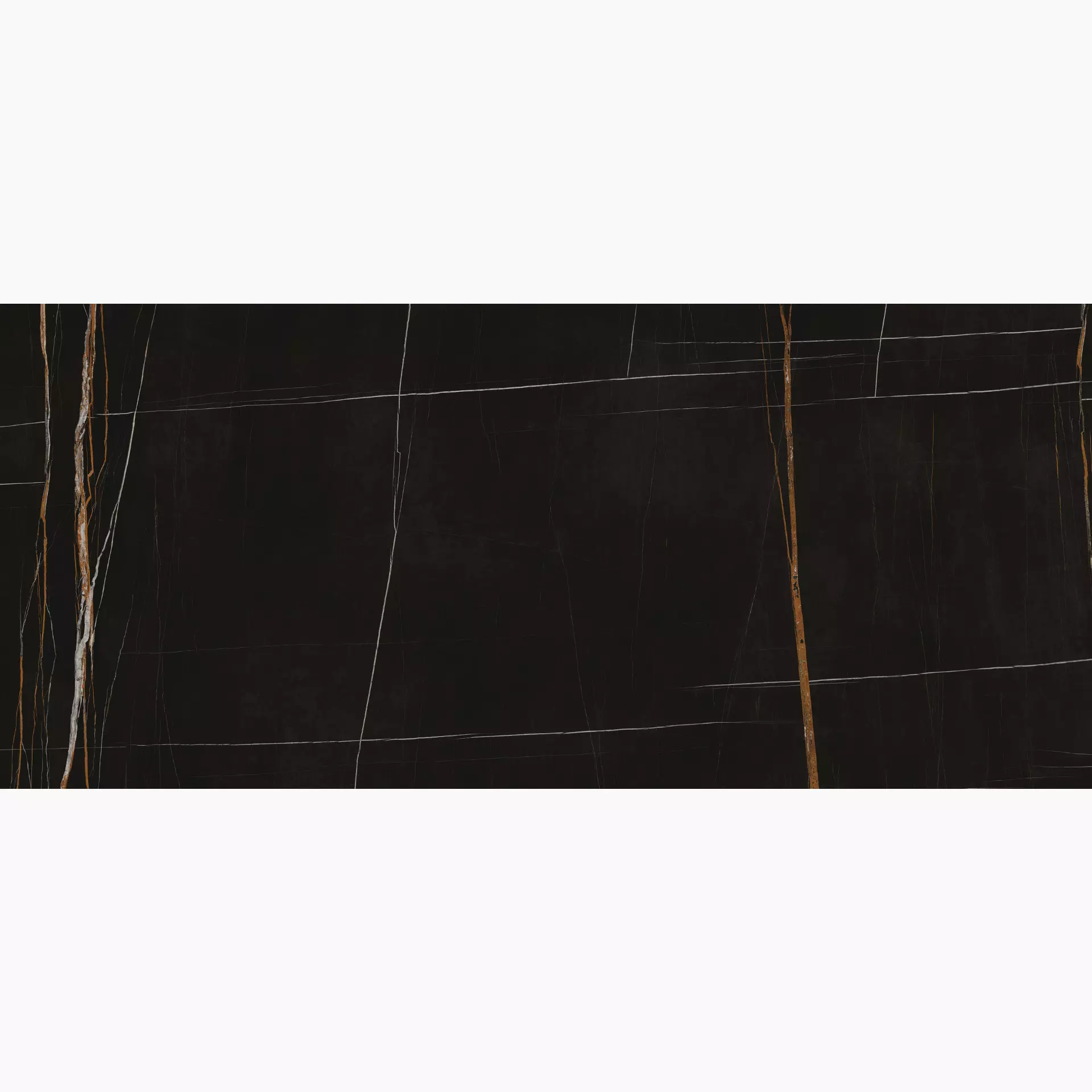 Ariostea Ultra Marmi Sahara Noir Levigato Silk Sahara Noir UM6SK27012585 geschliffen silk 120x270cm rektifiziert 6mm