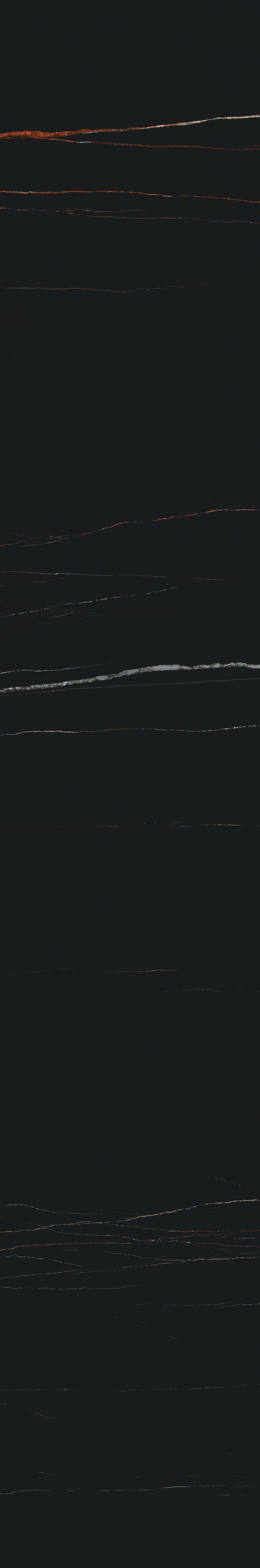 La Fabbrica Marmi Sahara Noir Lappato Sahara Noir 135075 gelaeppt 20x120cm rektifiziert 8,8mm