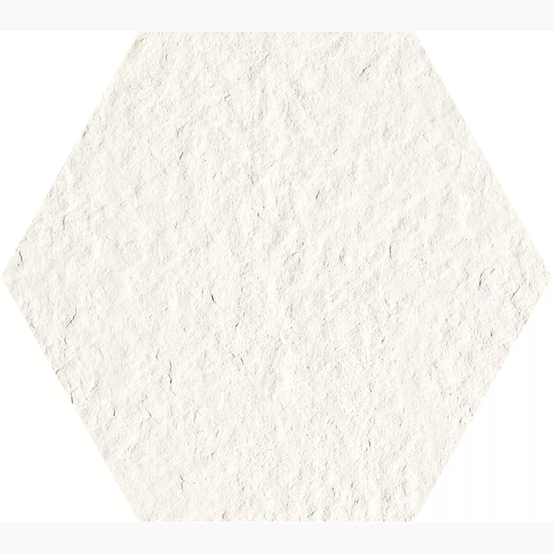 Gigacer Light Bianco Crespo Bianco PO9ESACRESPO struktur matt 16x18cm Dekor Small Hexagon 6mm