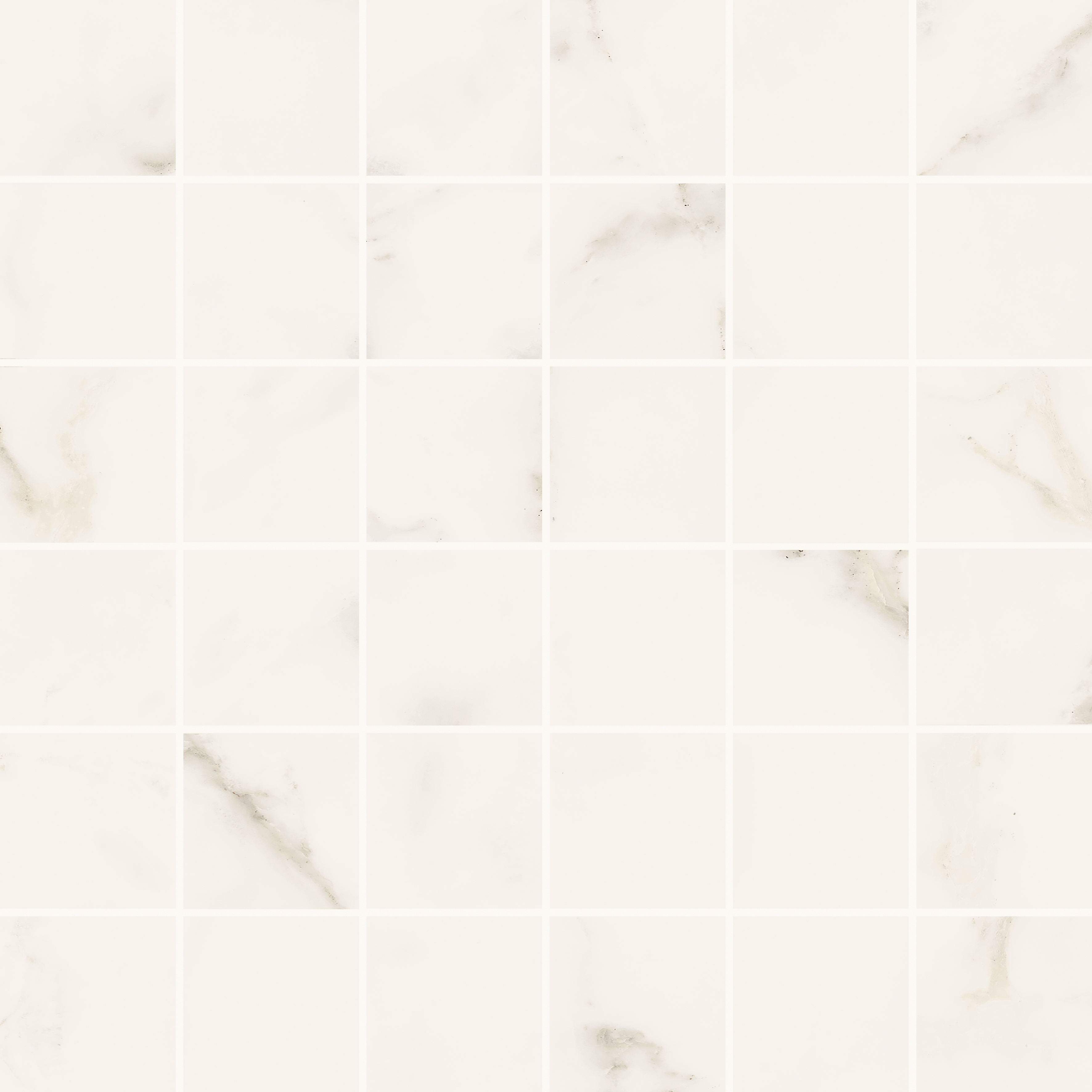 Panaria Trilogy Calacatta White Antibacterial - Soft Mosaic 36 Pezzi PGZTY00 30x30cm rectified 9,5mm