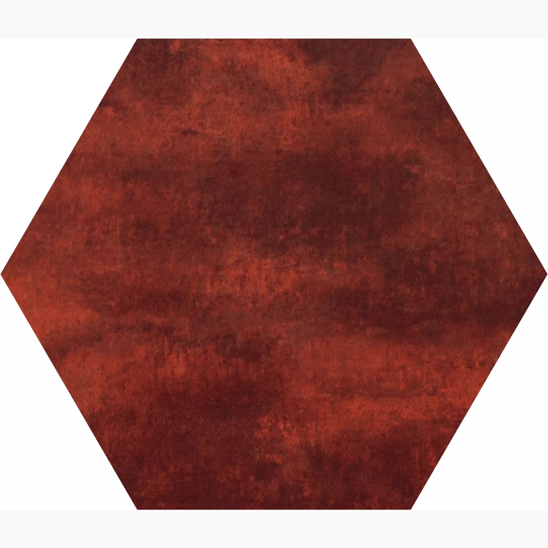 Gigacer Krea Red Krea Red PO1818ESARED natur matt 31x36cm Dekor Large Hexagon rektifiziert 4,8mm