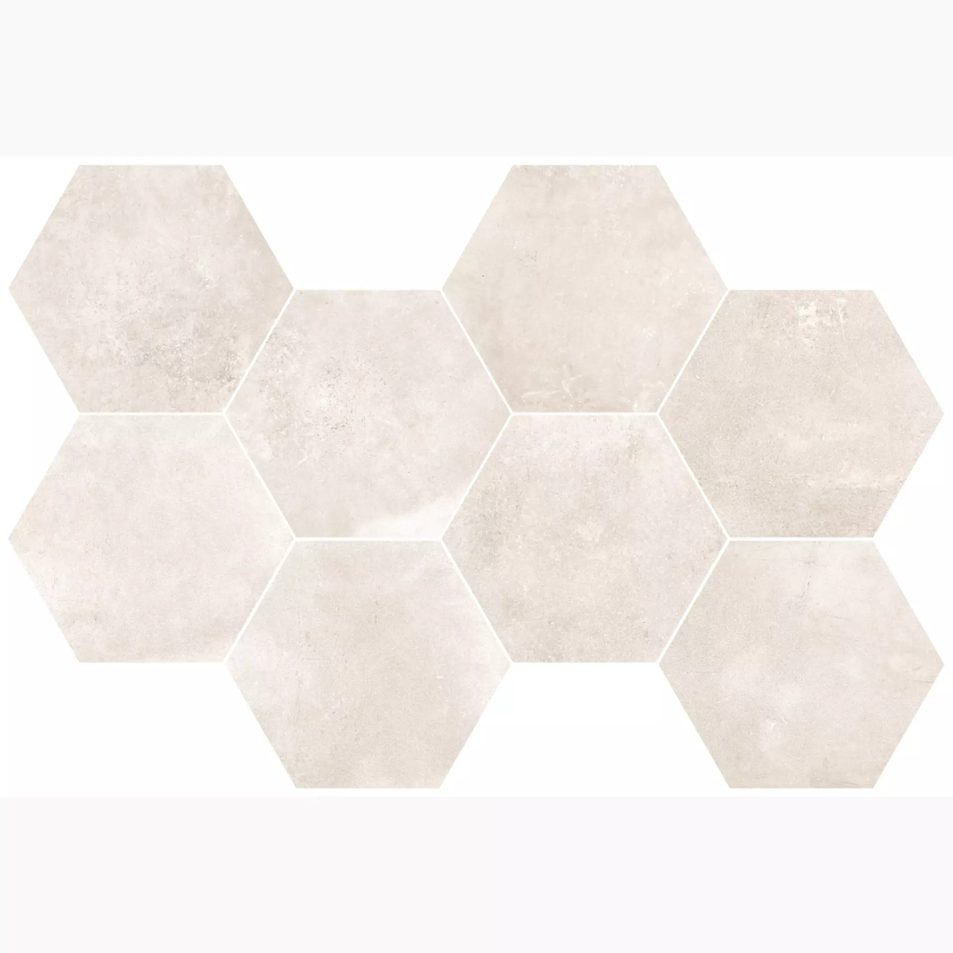 Flaviker Backstage Bisque Naturale Mosaic Hexagon BKES13R 30x50cm 8,5mm