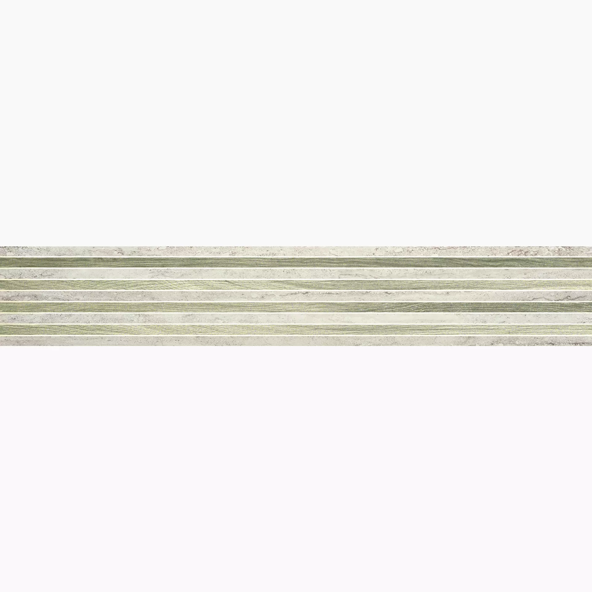 Serenissima Travertini Due Bianco Naturale Bianco 1074928 natur 20x120cm Mosaik Legno rektifiziert