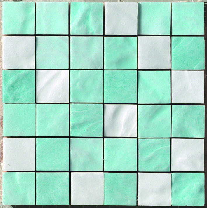 Cerasarda Trasparenze Marine Verde Mosaic Mix 1039804 20x20cm 10mm