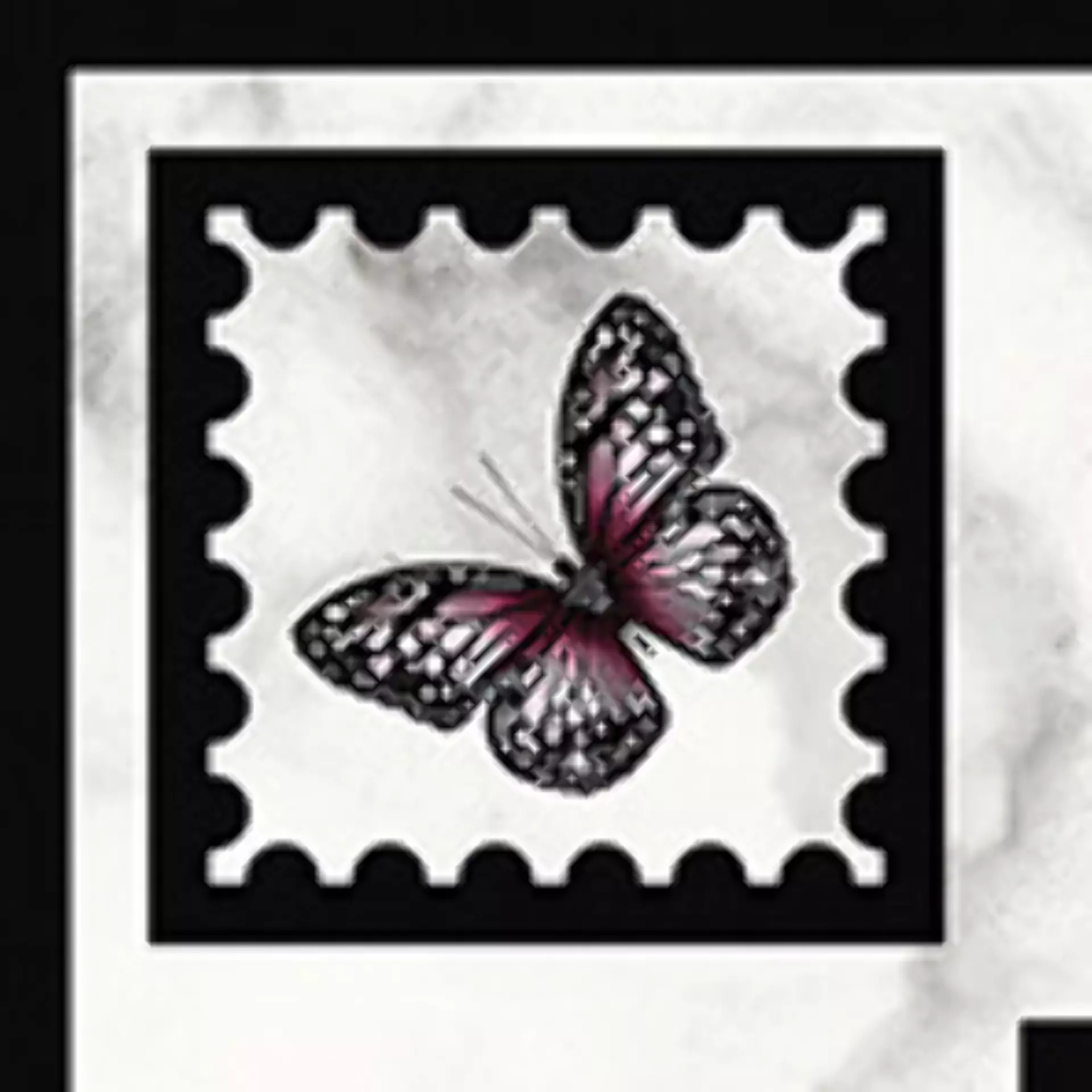 Wandfliese Villeroy & Boch Victorian White Glossy White 1428-MKE2 glaenzend 12,5x12,5cm Ecke Bordüre Butterfly 10mm