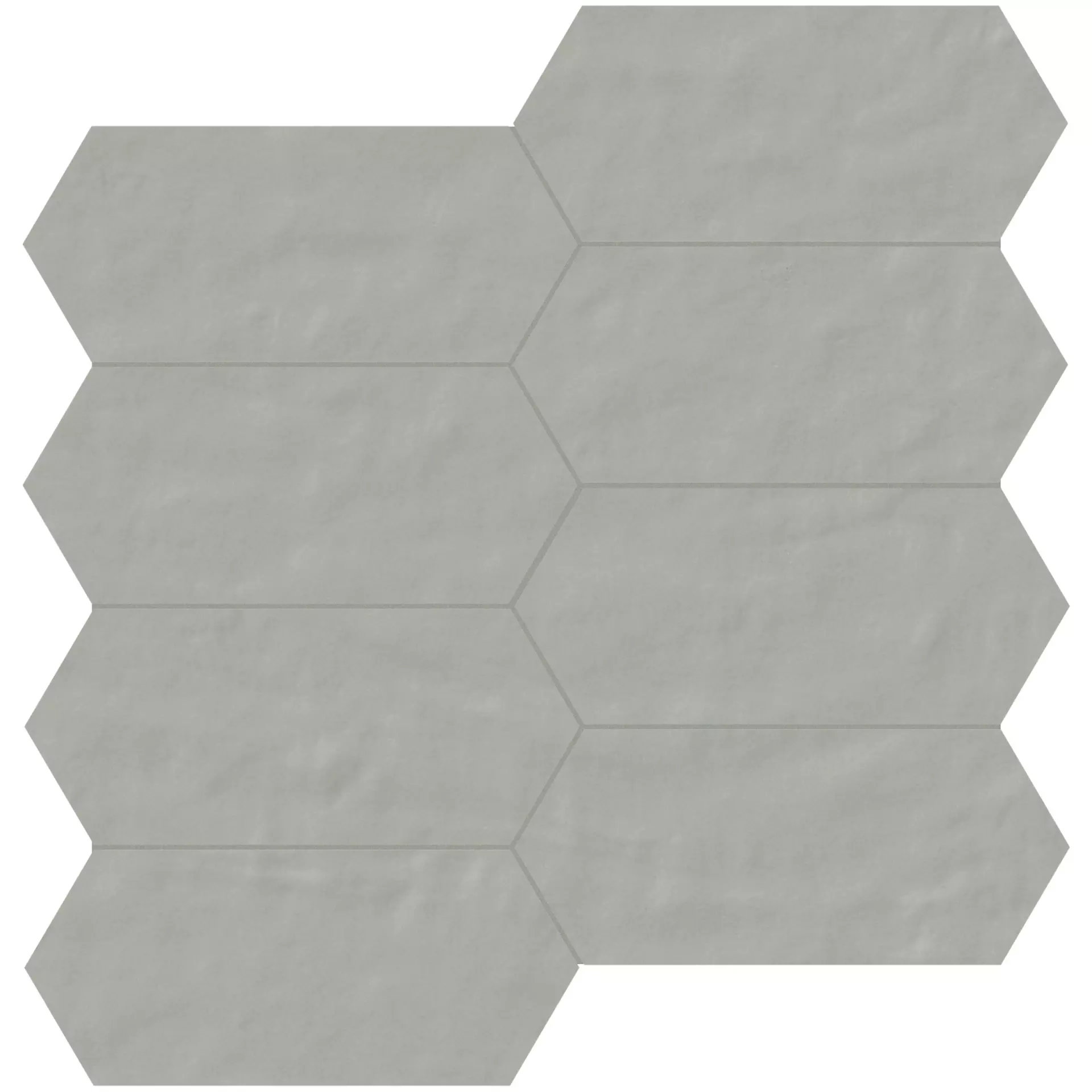 Florim Neutra 6.0 04 Ferro Matt – Naturale 04 Ferro 749589 matt natur 7,5x15cm Mosaik C Hexagon rektifiziert 6mm