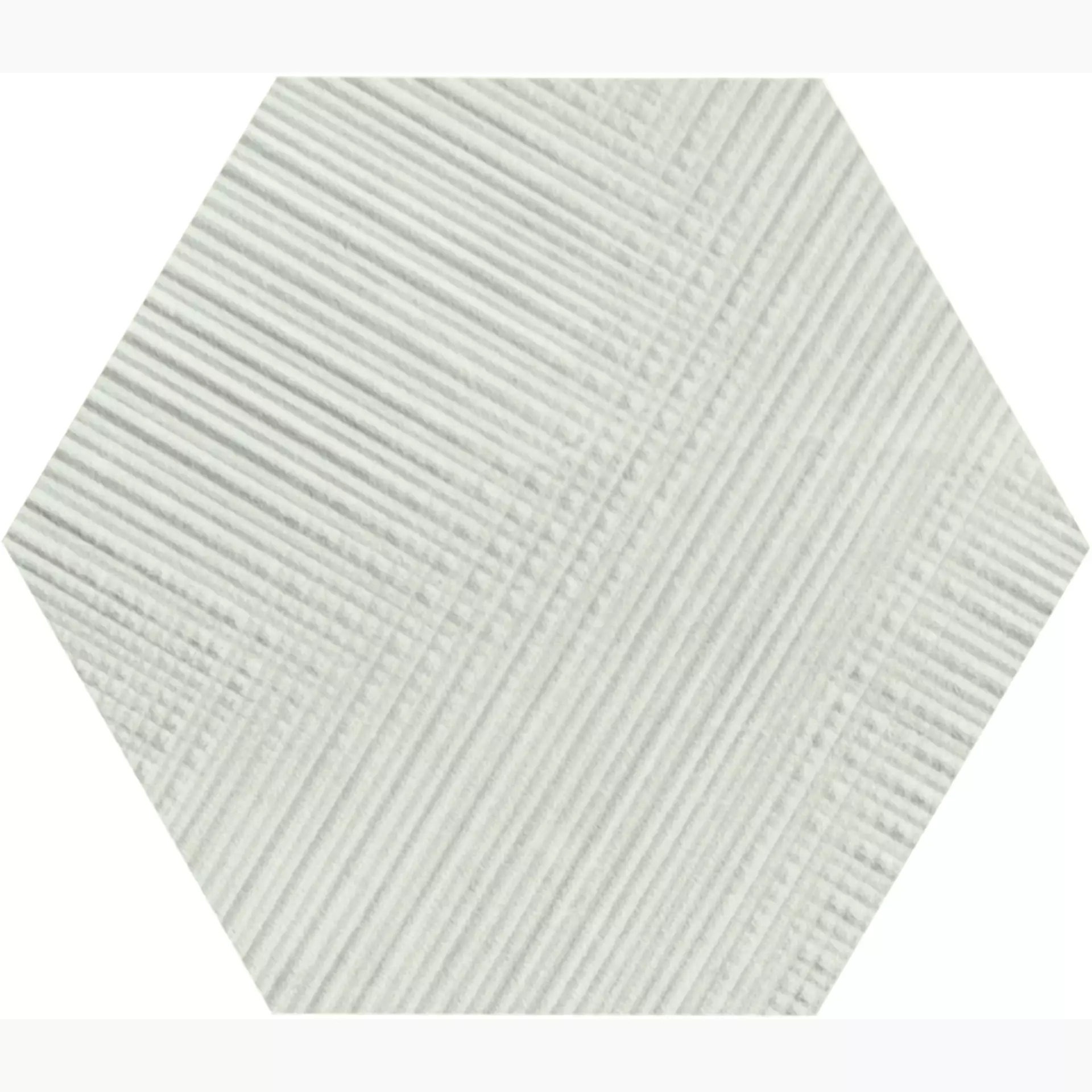 Provenza Eureka Bianco Naturale Bianco E035 natur struktur 19,3x22cm Esagona Tartan rektifiziert 9,5mm