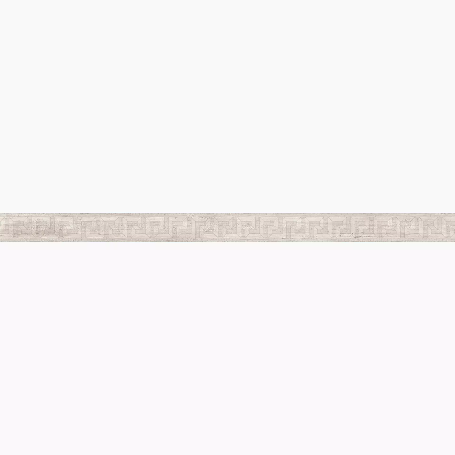 Versace Eterno White Naturale White G0263152 5x80cm Bordüre Griechisch Inlay rektifiziert 9,5mm