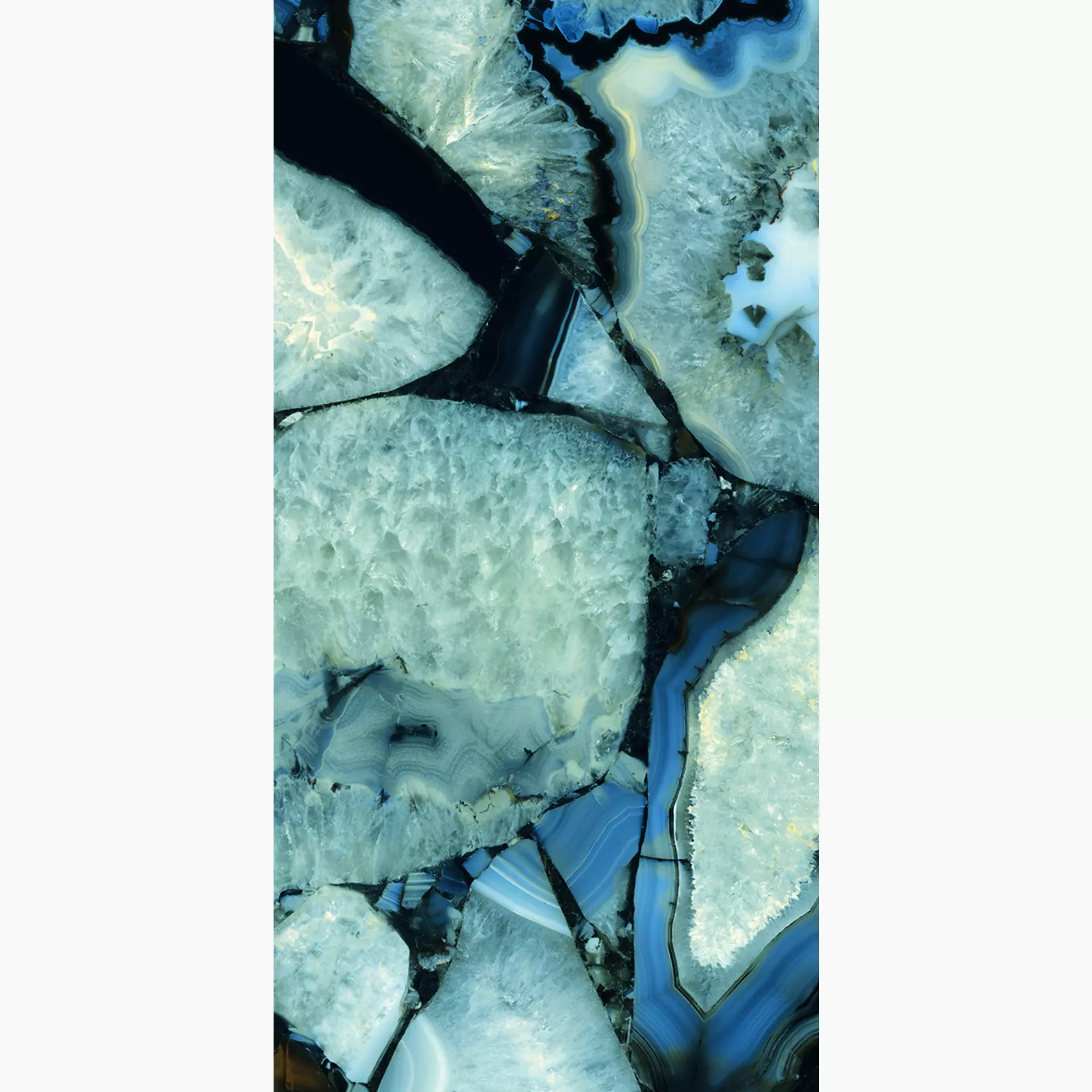 Emilceramica Tele Di Marmo Precious Crystal Azure Full Lappato Crystal Azure ELN4 gelaeppt 60x120cm rektifiziert 9,5mm