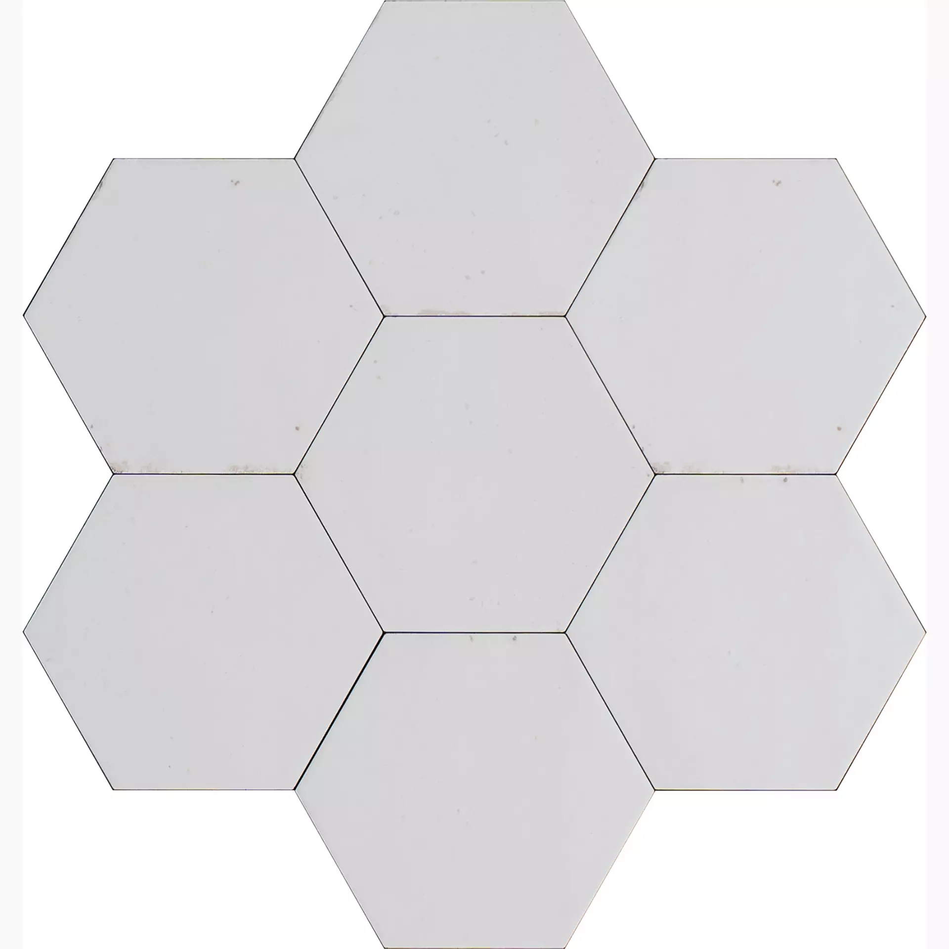 Marazzi Lume White Lux White MFFE glaenzend 18,2x21cm Hexagon 9,5mm