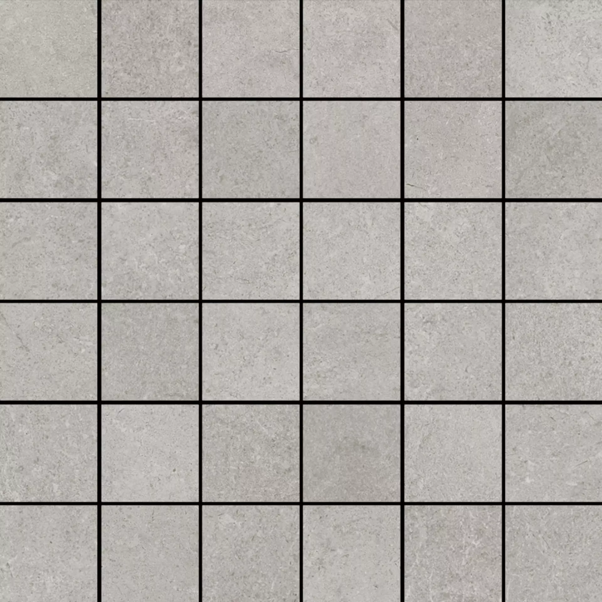 Bodenfliese,Wandfliese Marazzi Stream Grey Naturale – Matt Grey M12S matt natur 30x30cm Mosaik 9,5mm