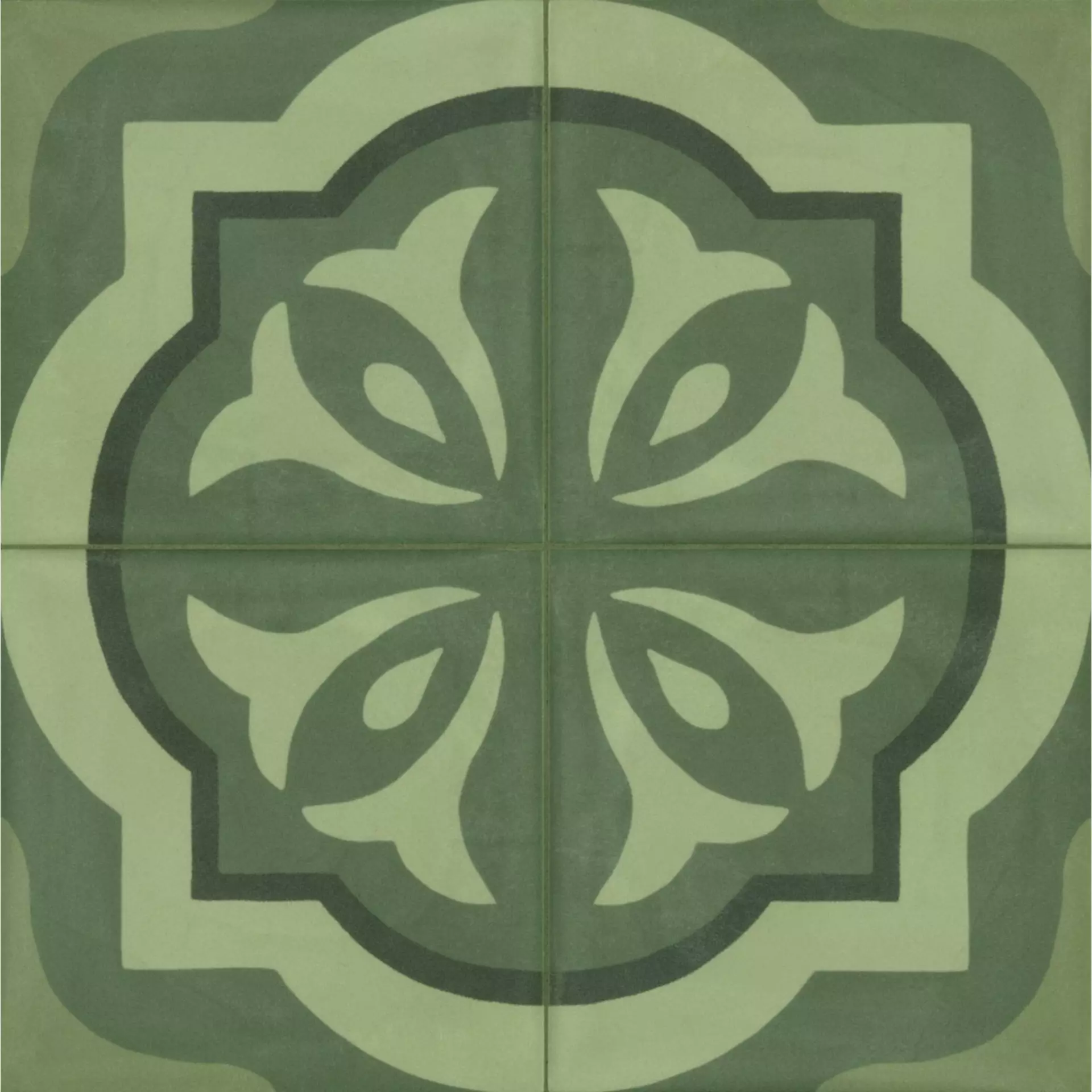 Bodenfliese,Wandfliese Marazzi Dsegni Blend Verde Naturale – Matt Verde M60H matt natur 20x20cm Dekor Tappeto 3 10mm