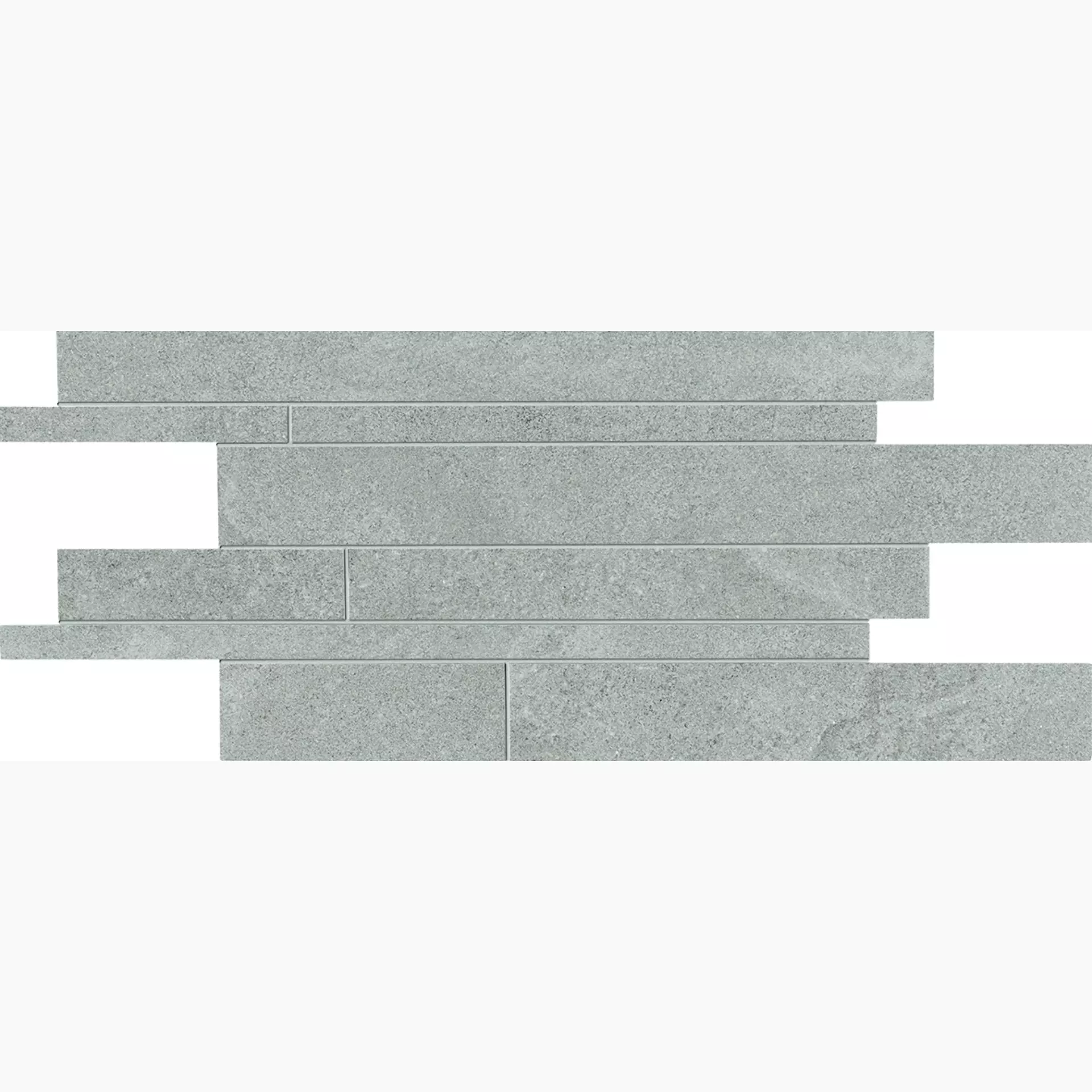 Ergon Stone Project Grey Naturale Grey E1EY natur 30x60cm Mosaik Bordüren Sfalsati Mix 9,5mm