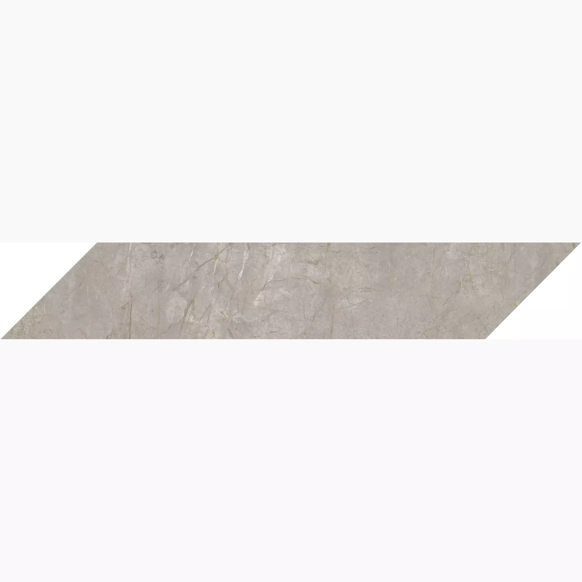 Keope Elements Lux Silver Grey Lappato Chevron Right 41325432 10x60cm rectified 9mm