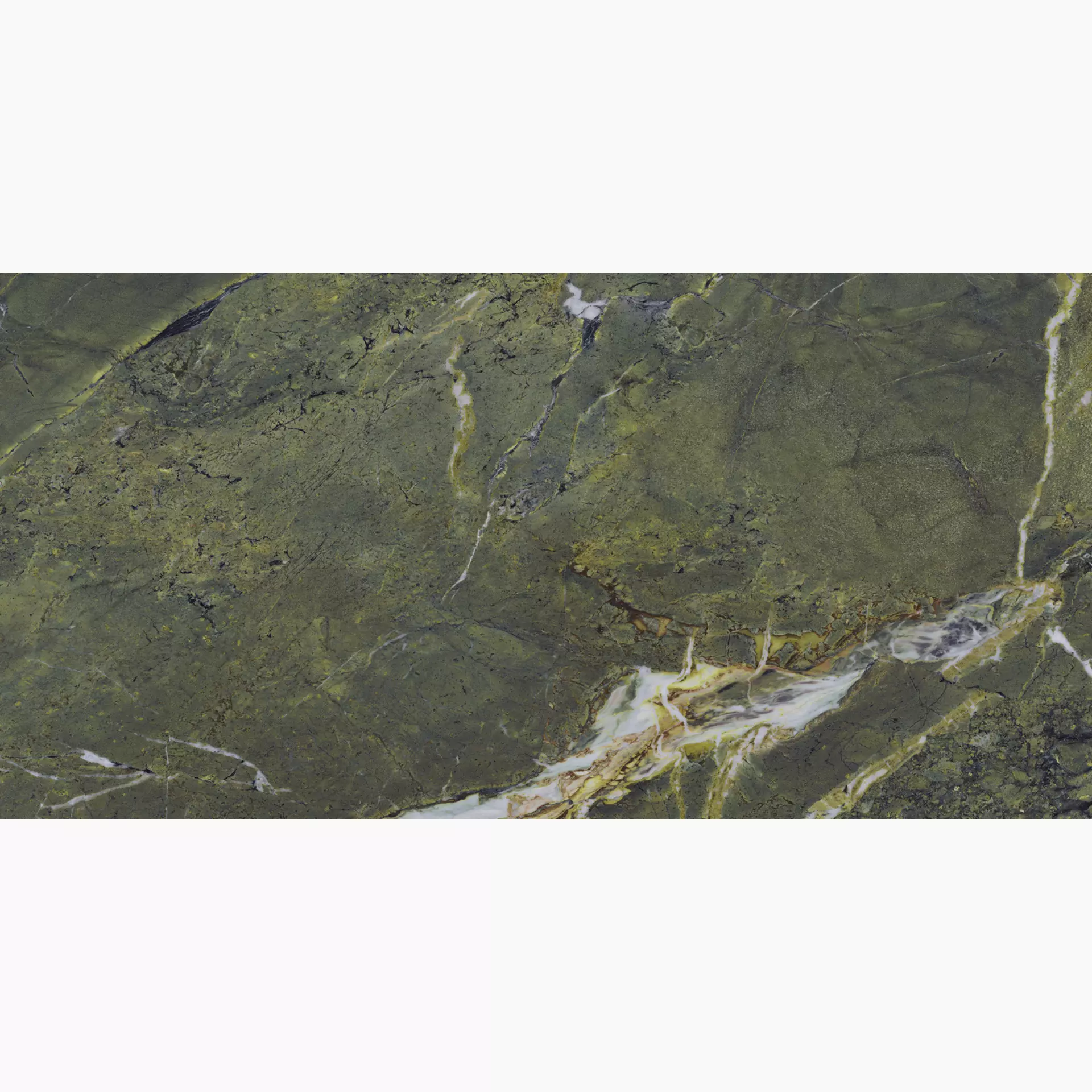 Ariostea Ultra Marmi Verde Karzai Lucidato Shiny UM6L157637 75x150cm rectified 6mm